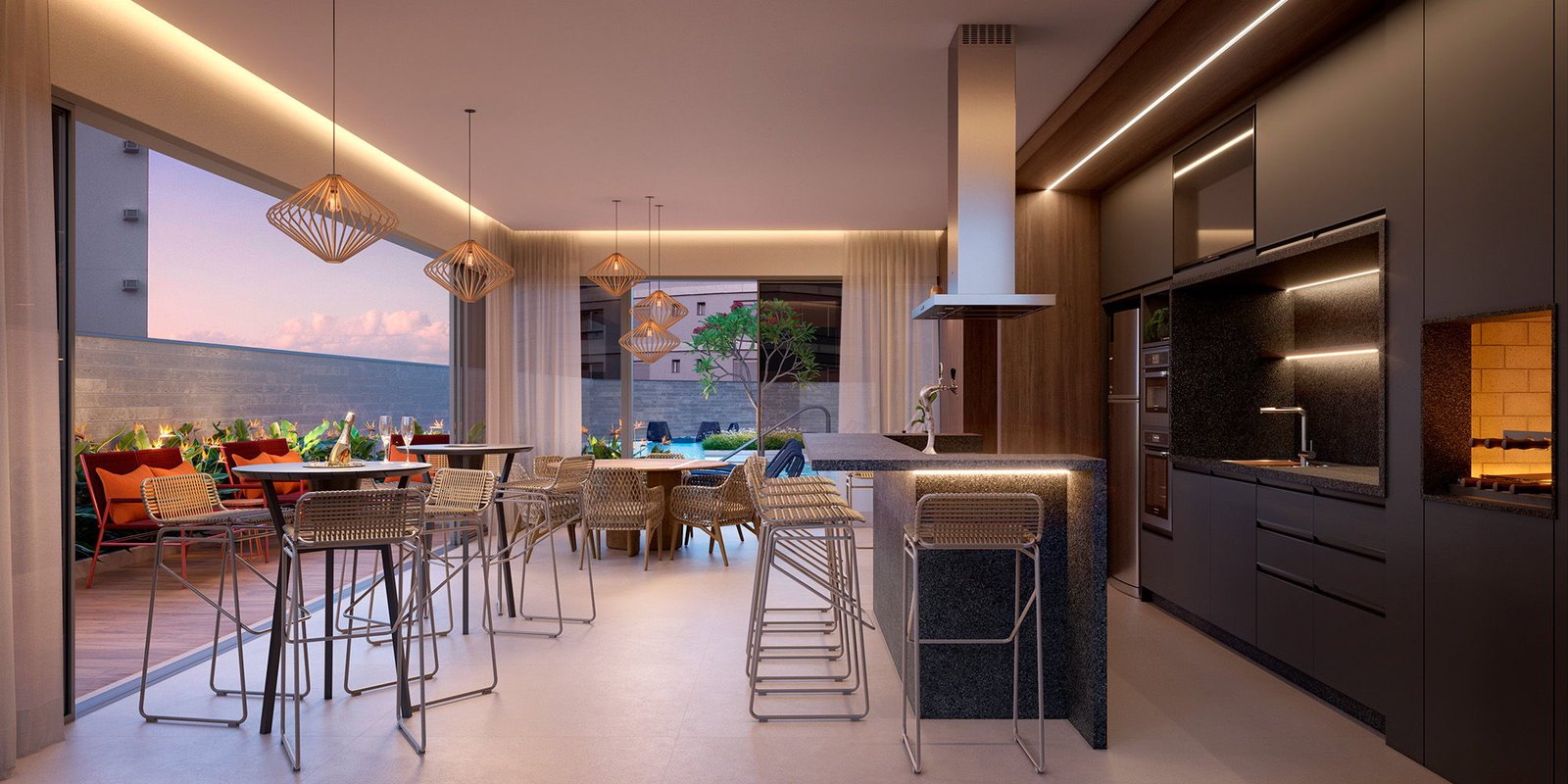 embraed-hyde-salao-goumert-02 Apartamento Hyde Balneário Camboriú (SC) – EMBRAED