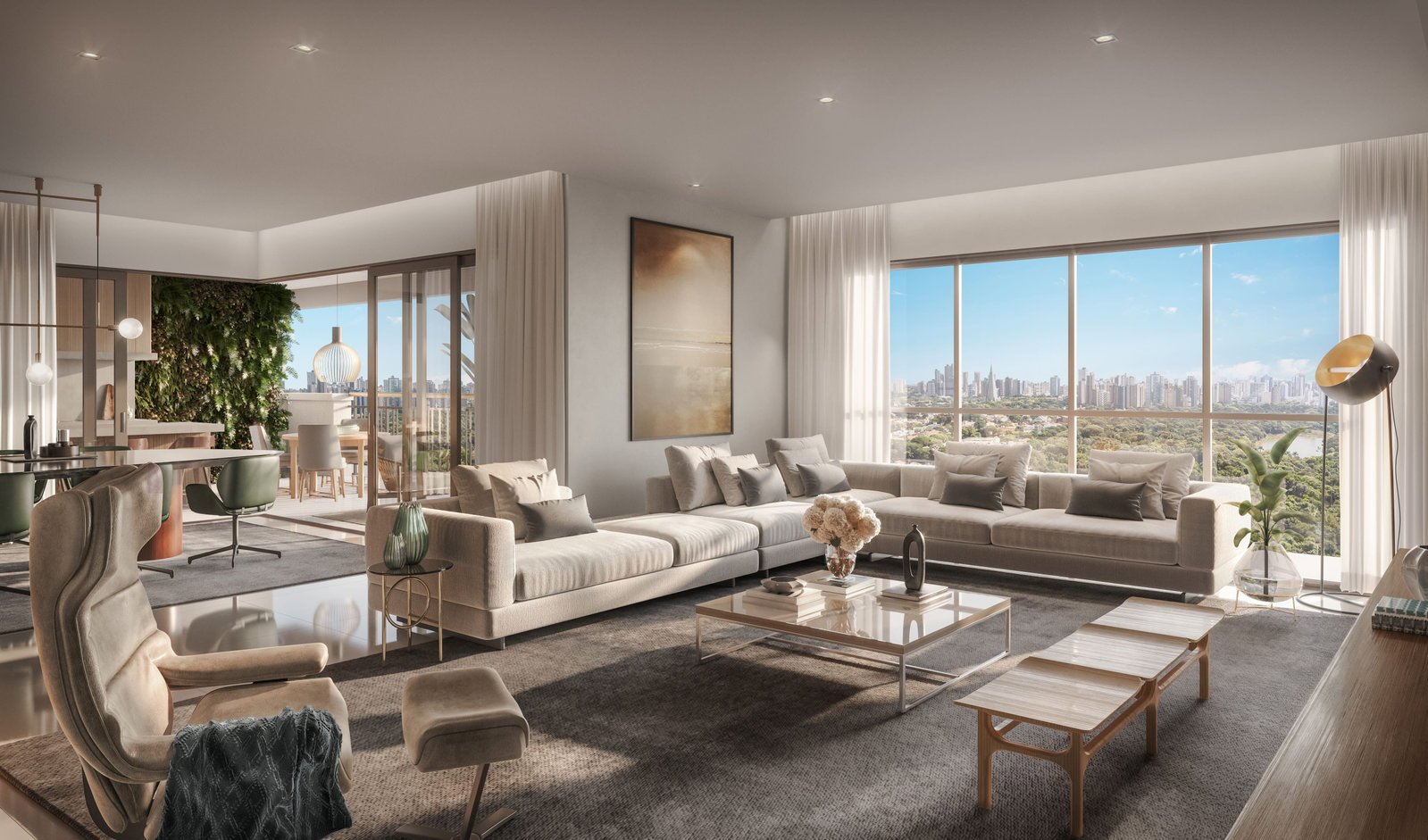 embraed-solaia-sala-01 Apartamento Solaia Exclusive Residences Maringá (PR) – EMBRAED