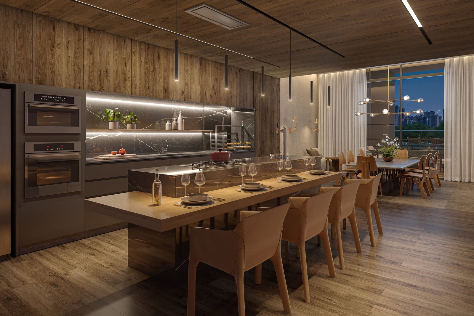 embraed-solaia-salao-gourmet-01 Apartamento Solaia Exclusive Residences Maringá (PR) – EMBRAED