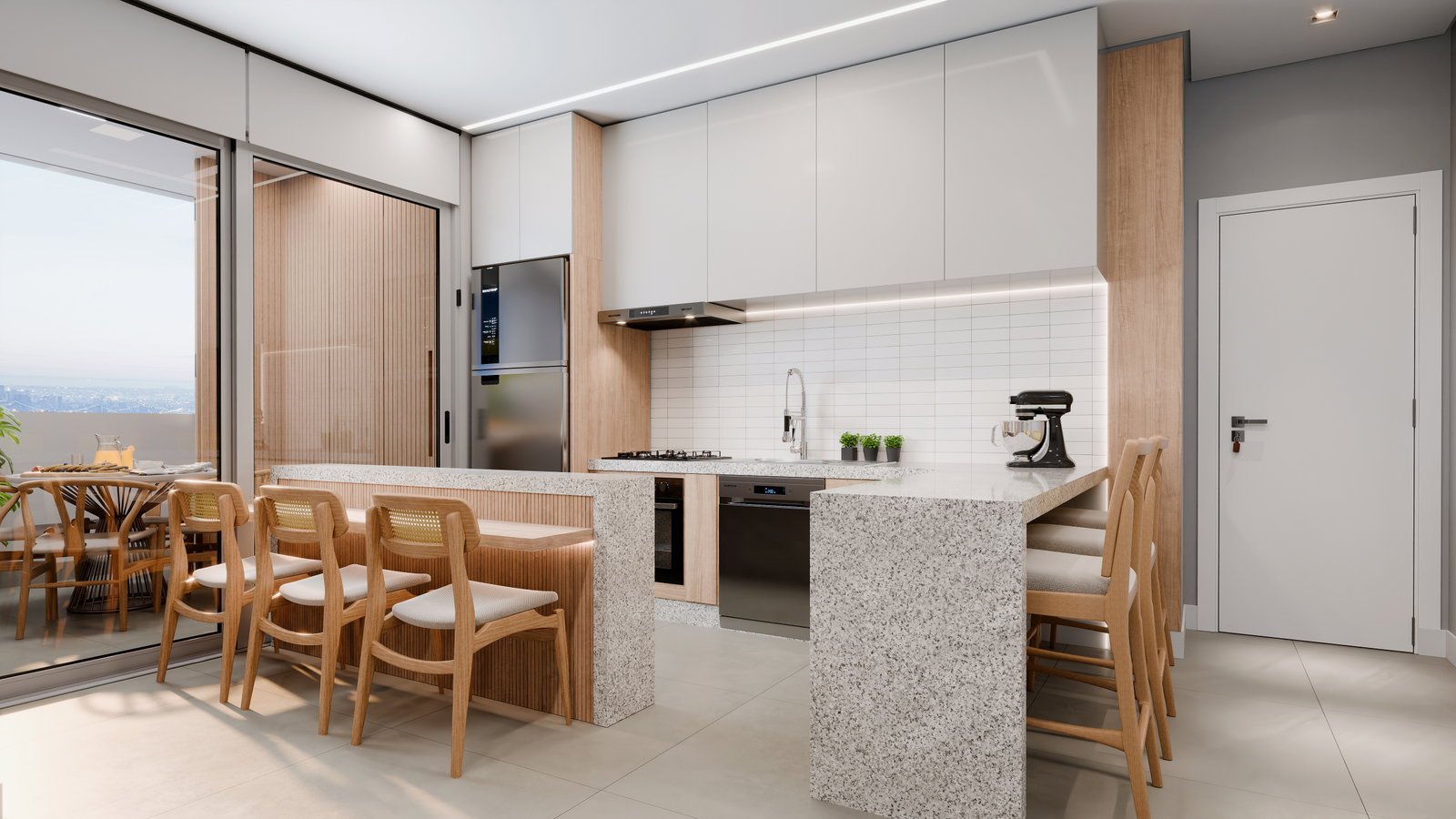 engeart-inga-residence-cozinha-002 Apartamento Ingá Residence Maringá (PR) – ENGEART