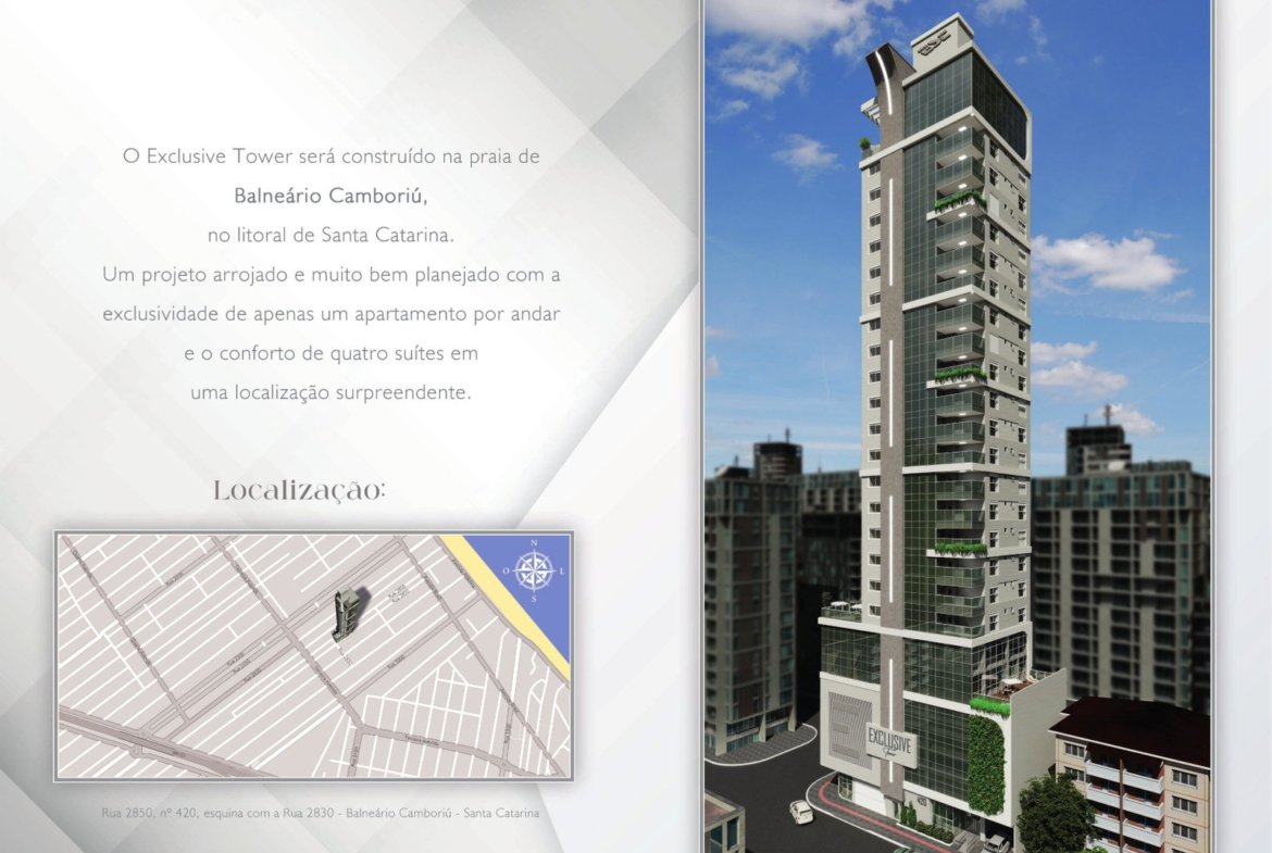 Apartamento Exclusive Tower Balneário Camboriú (SC) – ESTRUCON