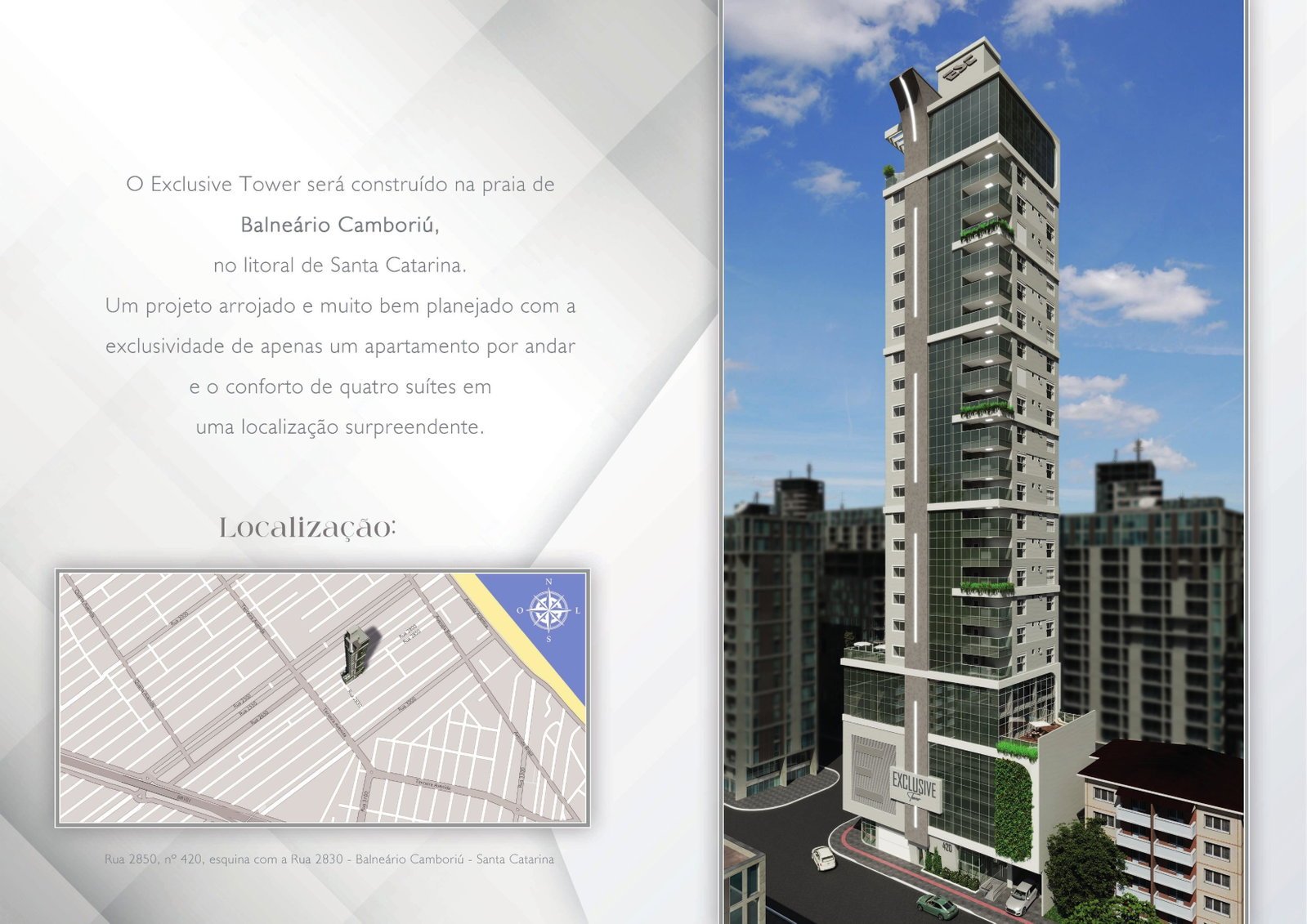 Apartamento Exclusive Tower Balneário Camboriú (SC) – ESTRUCON
