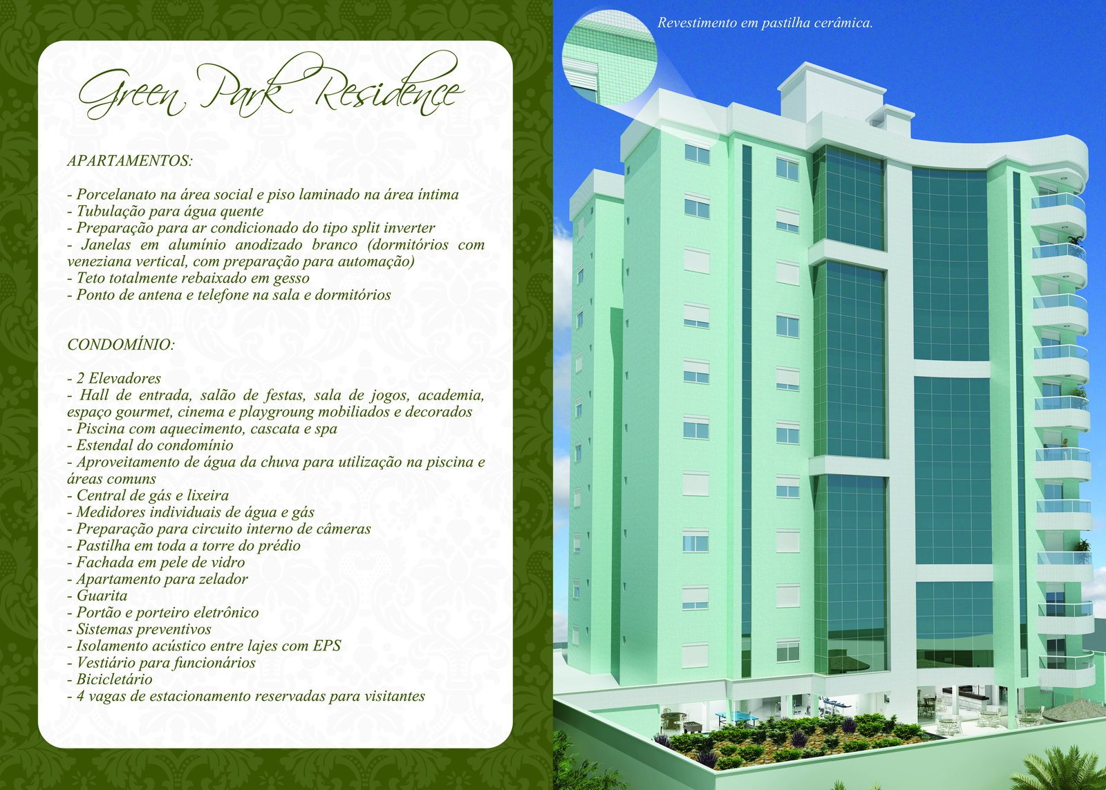 Apartamento Green Park Residence Brusque (SC) – ESTRUCON