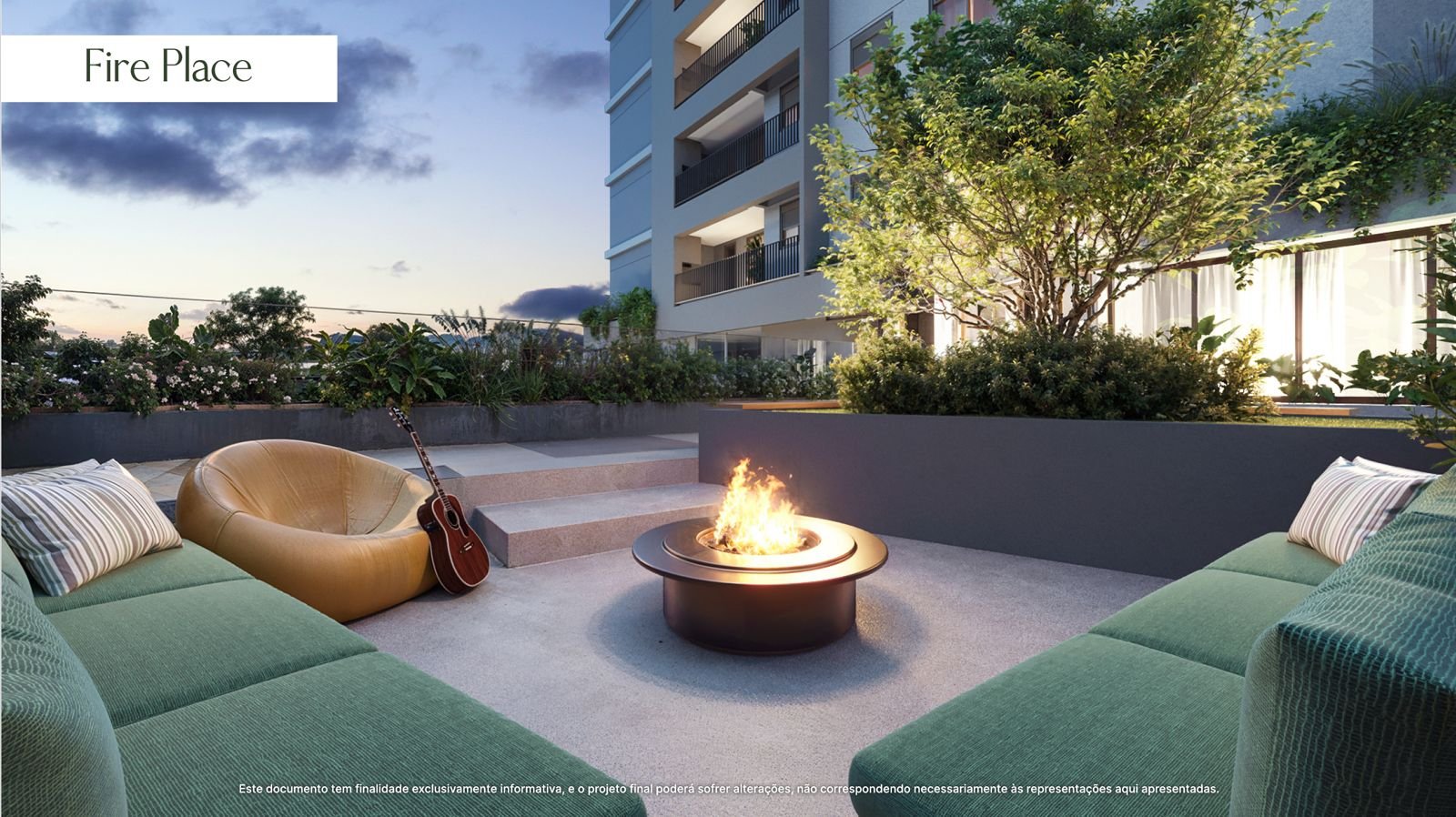 evense-giardini-fire-place Apartamento Giardini Maringá (PR) – EVENSE