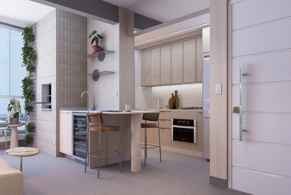 Apartamento Lumiére Residence Clube Maringá (PR) – INBASE