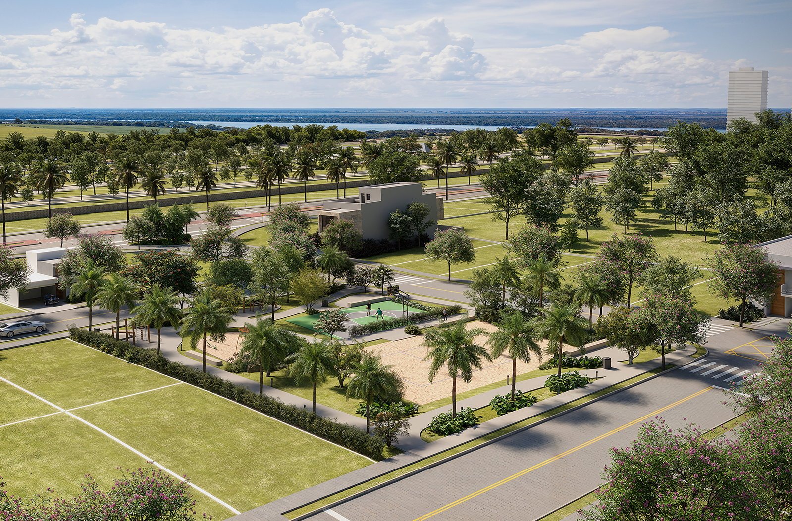 prc-aruna-bioma-praca-01 Terreno Condomínio Aruna Bioma Porto Rico (PR) – PRC