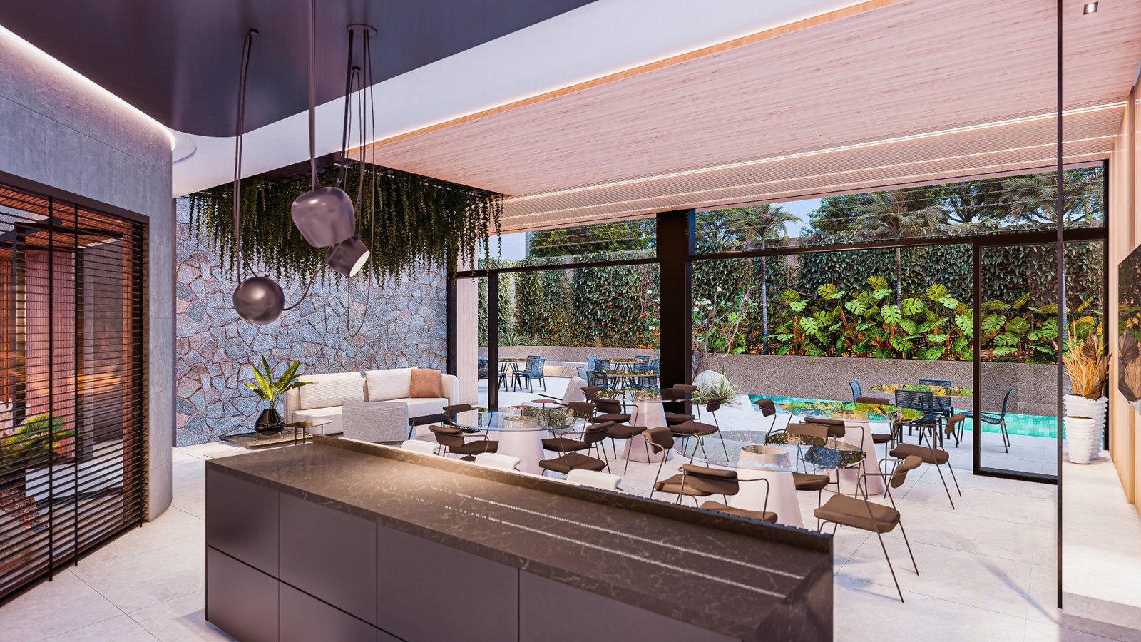 prc-aruna-palm-786-salao-gourmet-03 Casa Condomínio Palm 786 Home Club Sarandi (PR) – PRC