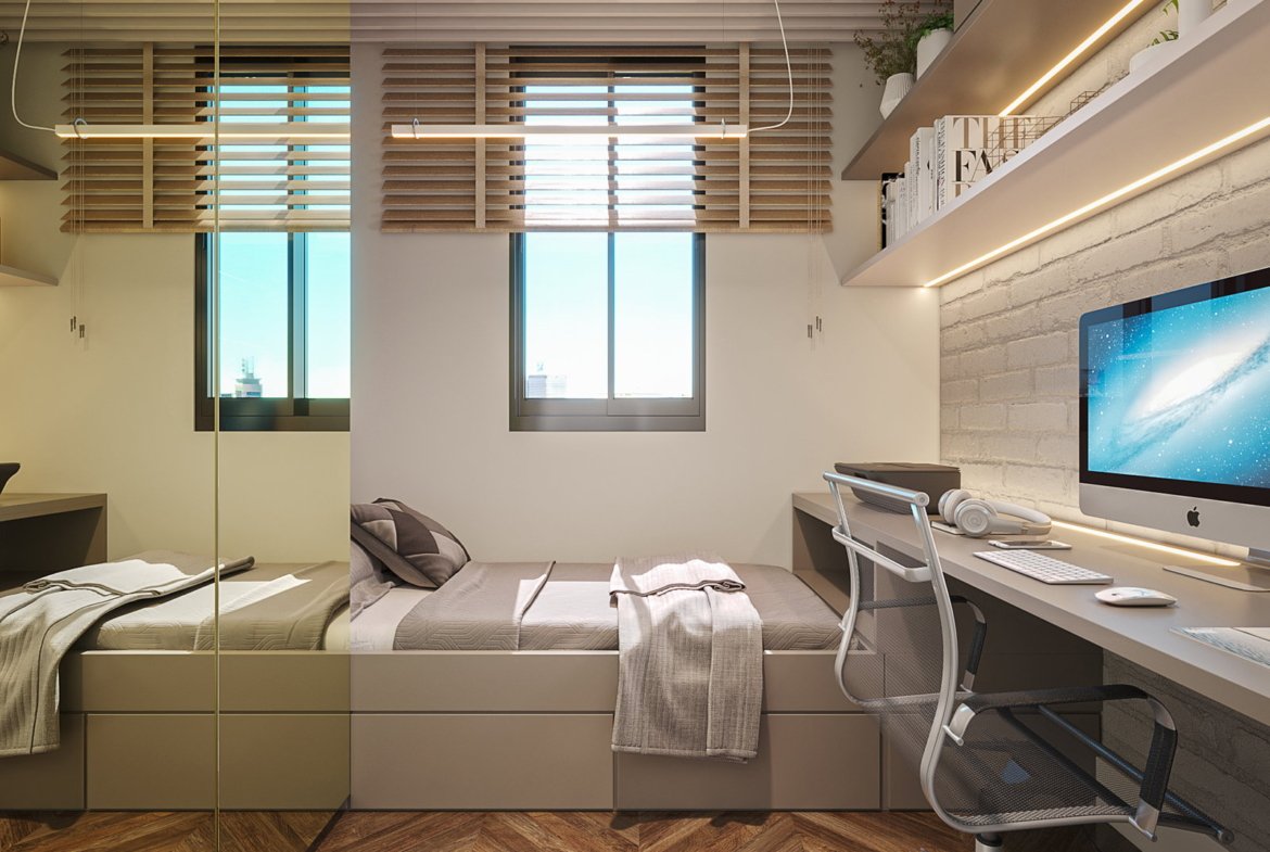 Apartamento no Square House Portão em Curitiba (PR) | RZILLI