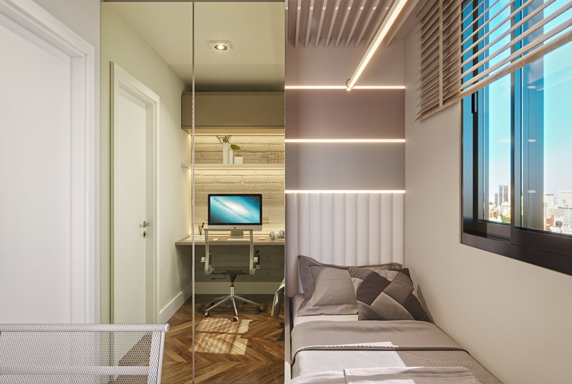 Apartamento no Square House Portão em Curitiba (PR) | RZILLI
