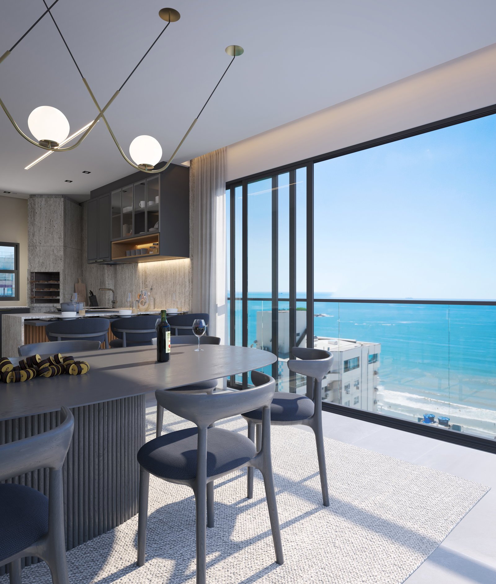 arrka-azzurro-living-tipo-c4 Apartamento no Azzurro Boutique Appartamenti em Balneário Camboriú (SC) | ARRKA
