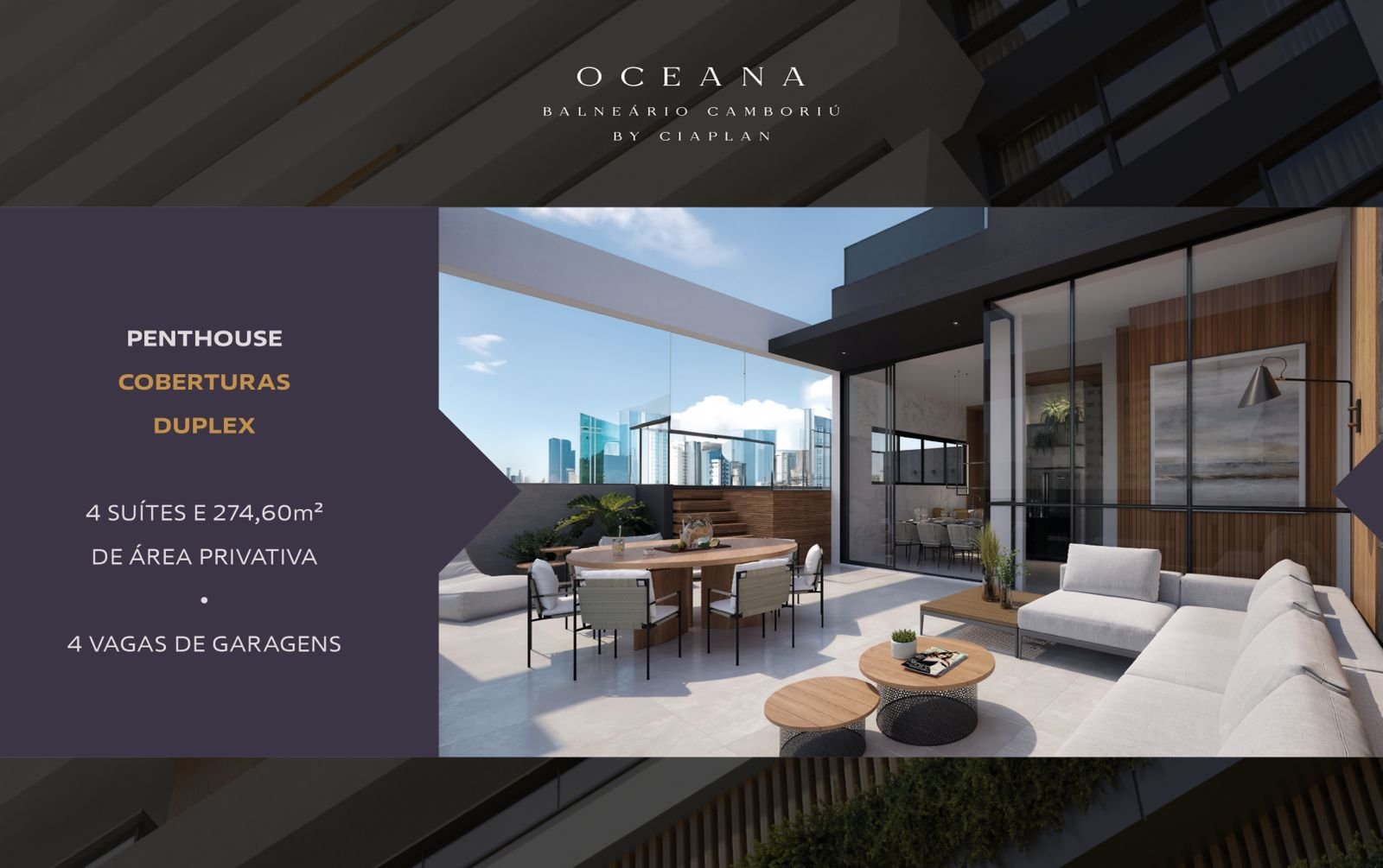 Apartamento no Edifício Oceana Residence em Balneário Camboriú (SC) | CIAPLAN