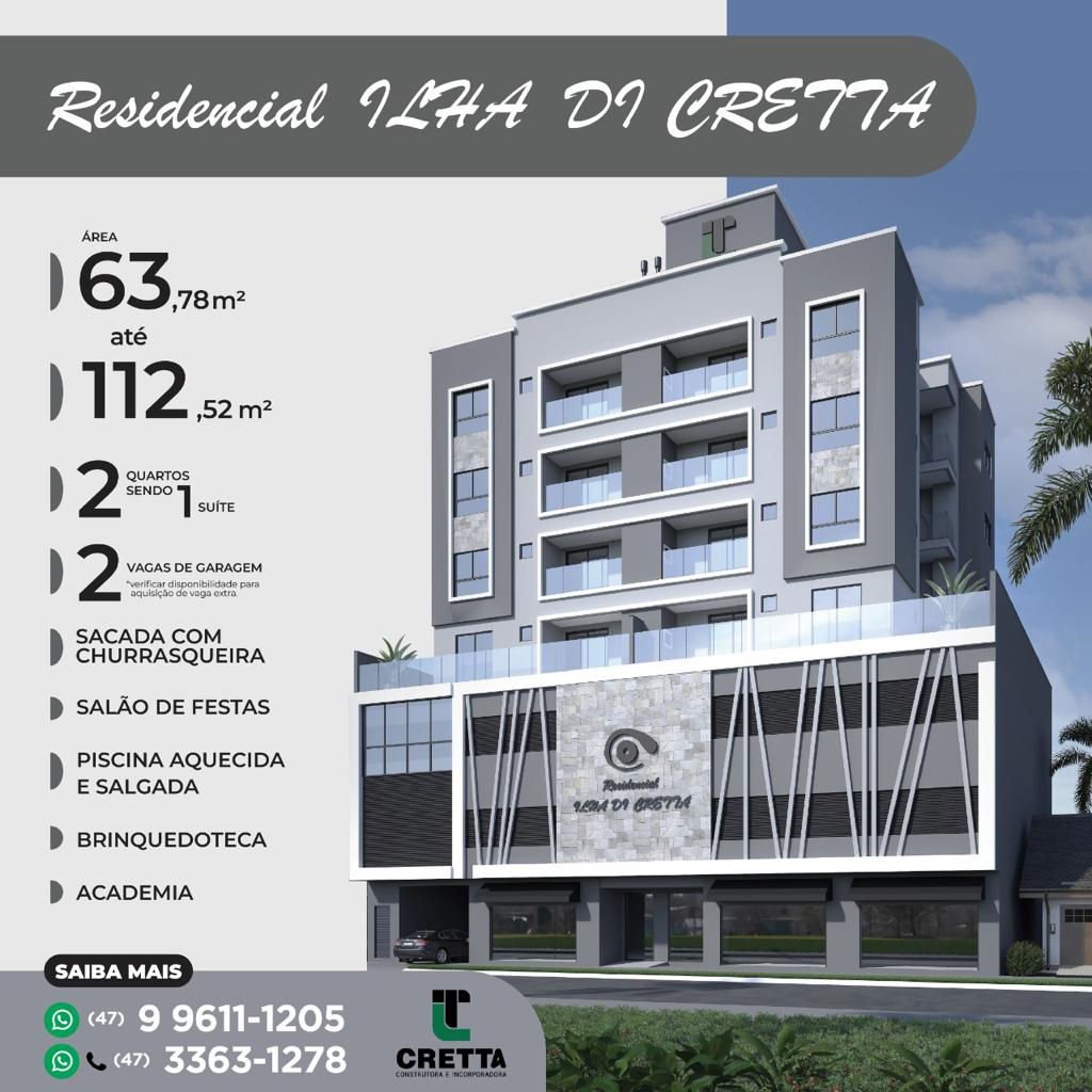 Apartamento no Residencial Ilha di Cretta em Balneário Camboriú (SC) | CRETA