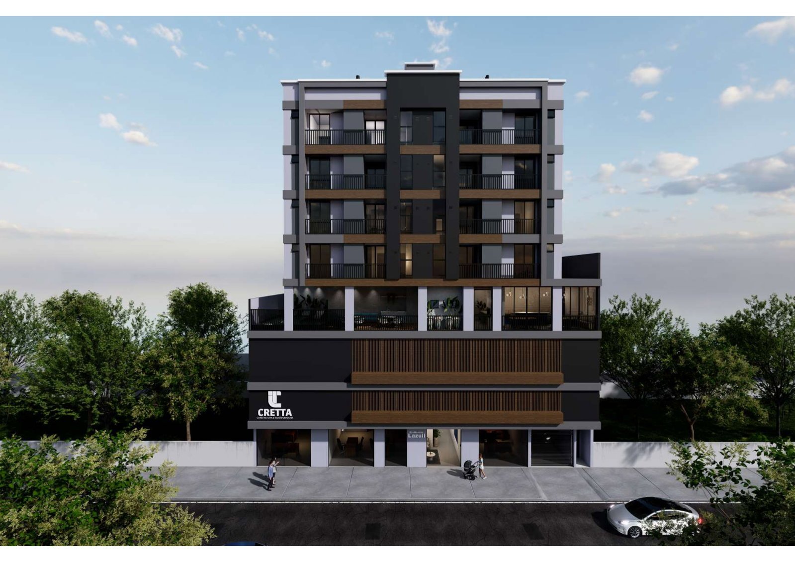 cretta-lazuli-fachada-01 Apartamento no Residencial Lazuli em Balneário Camboriú (SC) | CRETA