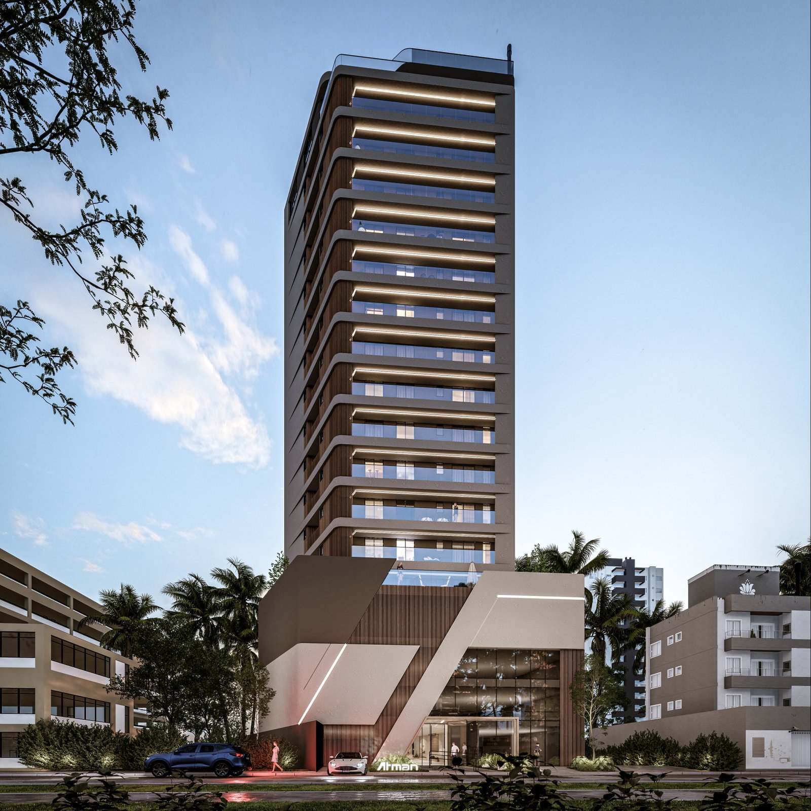 enobra-atman-fachada-07 Apartamento no Atman Residencial em Itajaí (SC) | ENOBRA