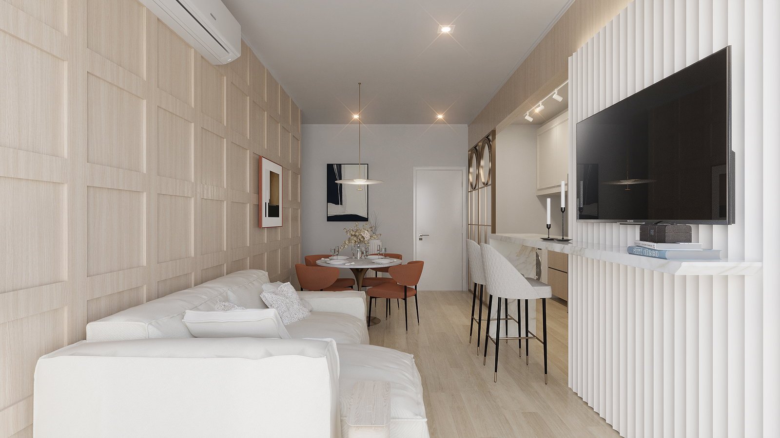 ideale-marbella-living-02 Apartamento no Marbella Residence em Balneário Camboriú (SC) | IDEALE