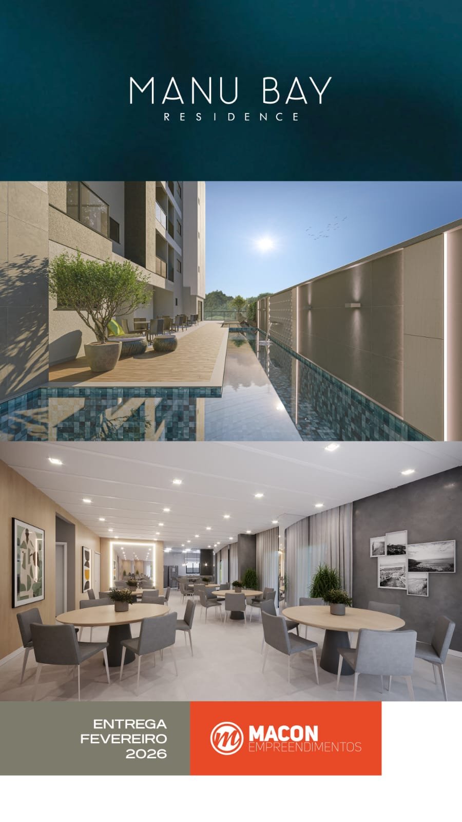Apartamento no Manu Bay Residence em Itajaí Camboriú (SC) | MACON