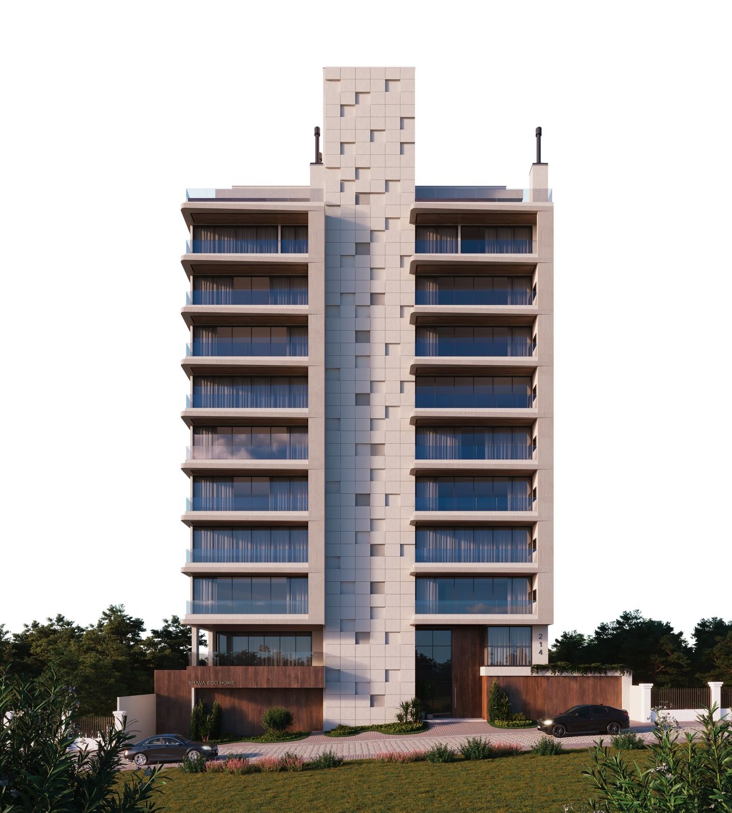 optima-brava-fachada-02 Apartamento Brava Eco Home em Itajaí (SC) | OPTIMA