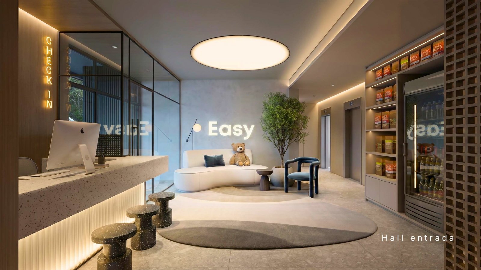 optus-easy-hall-01 Apartamento no Easy Home em Itapema (SC) | OPTUS