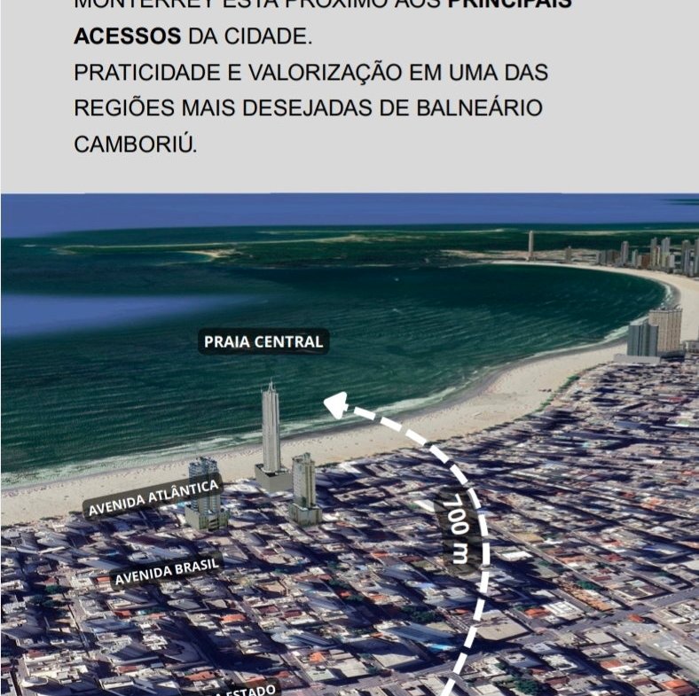 Apartamento no Monterrey Residence em Balneário Camboriú (SC) | PAVONI
