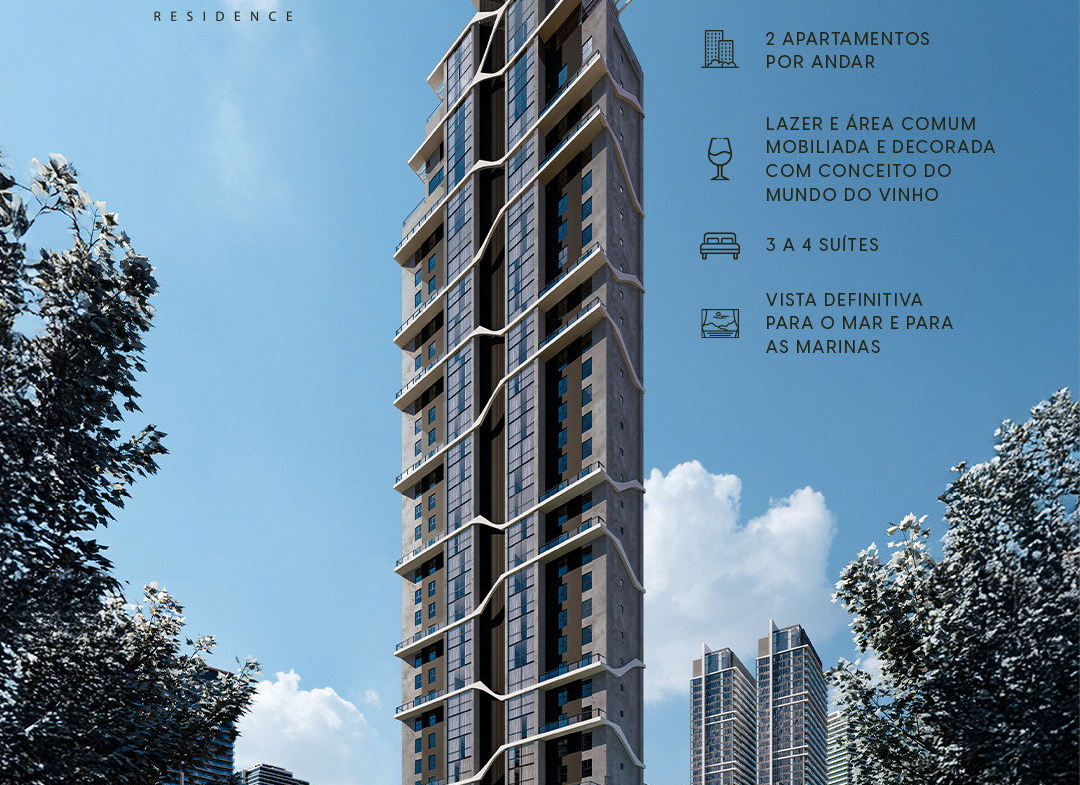 Apartamento Pericó Residence em Balneário Camboriú (SC) | PIONEIRA