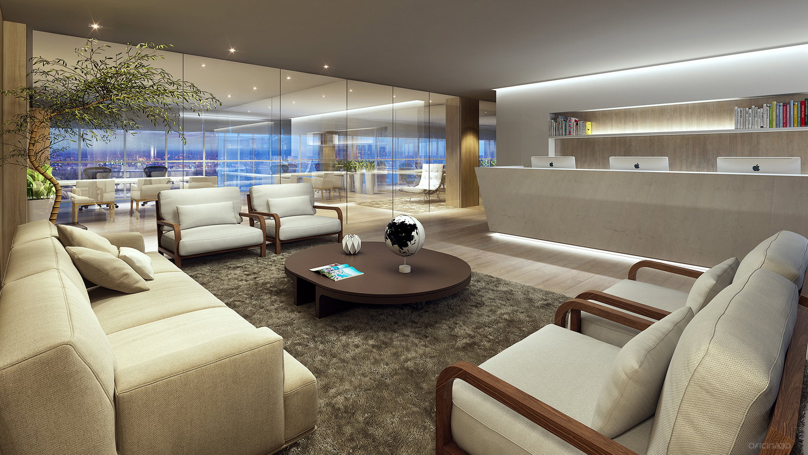 procave-absolute-lounge-02 Sala Comercial Absolute Business & Hotel em Itajaí (SC) | PROCAVE