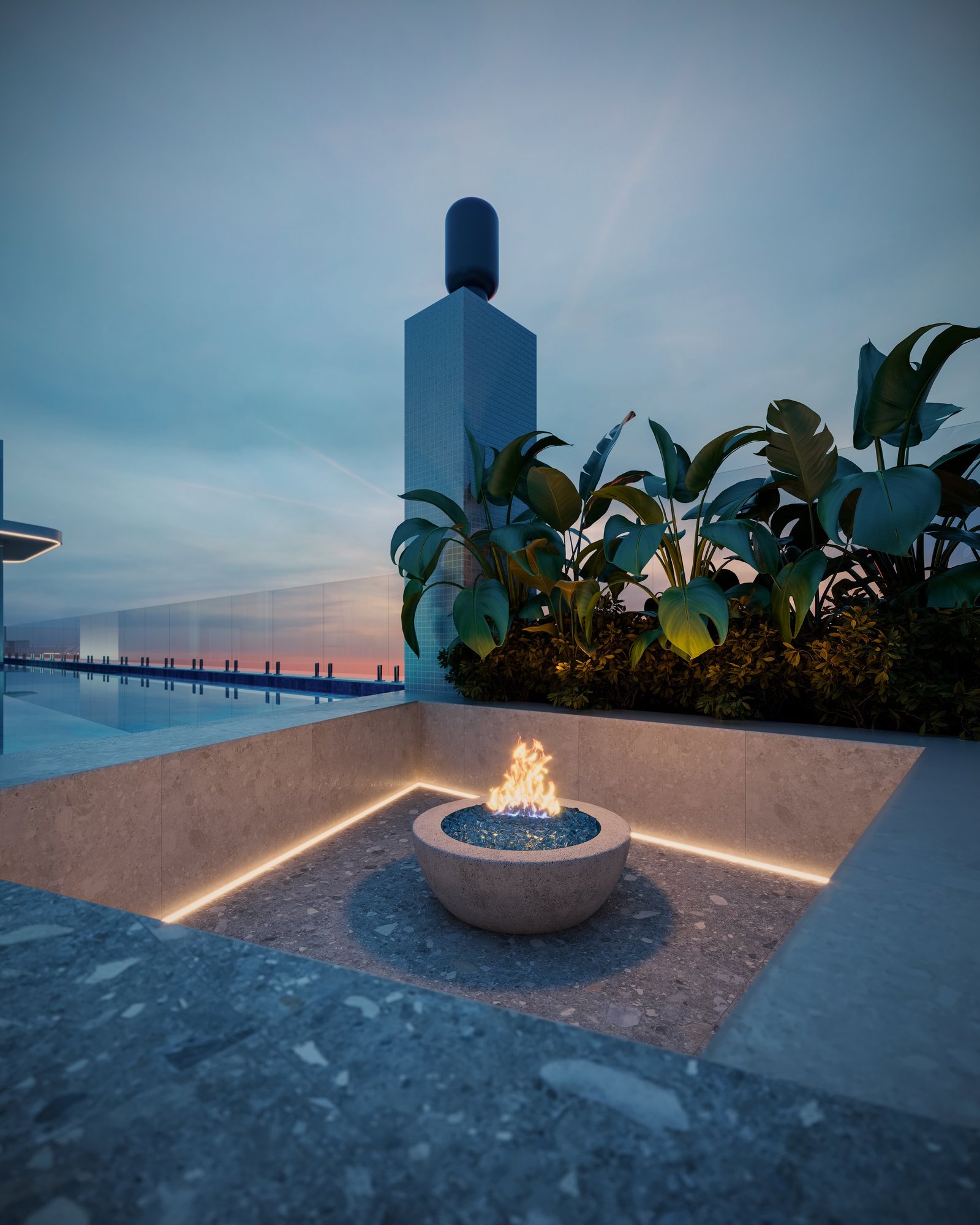 reve-blanc-fireplace-01 Apartamento no Blanc Residence em Porto Belo (SC) | REVÊ