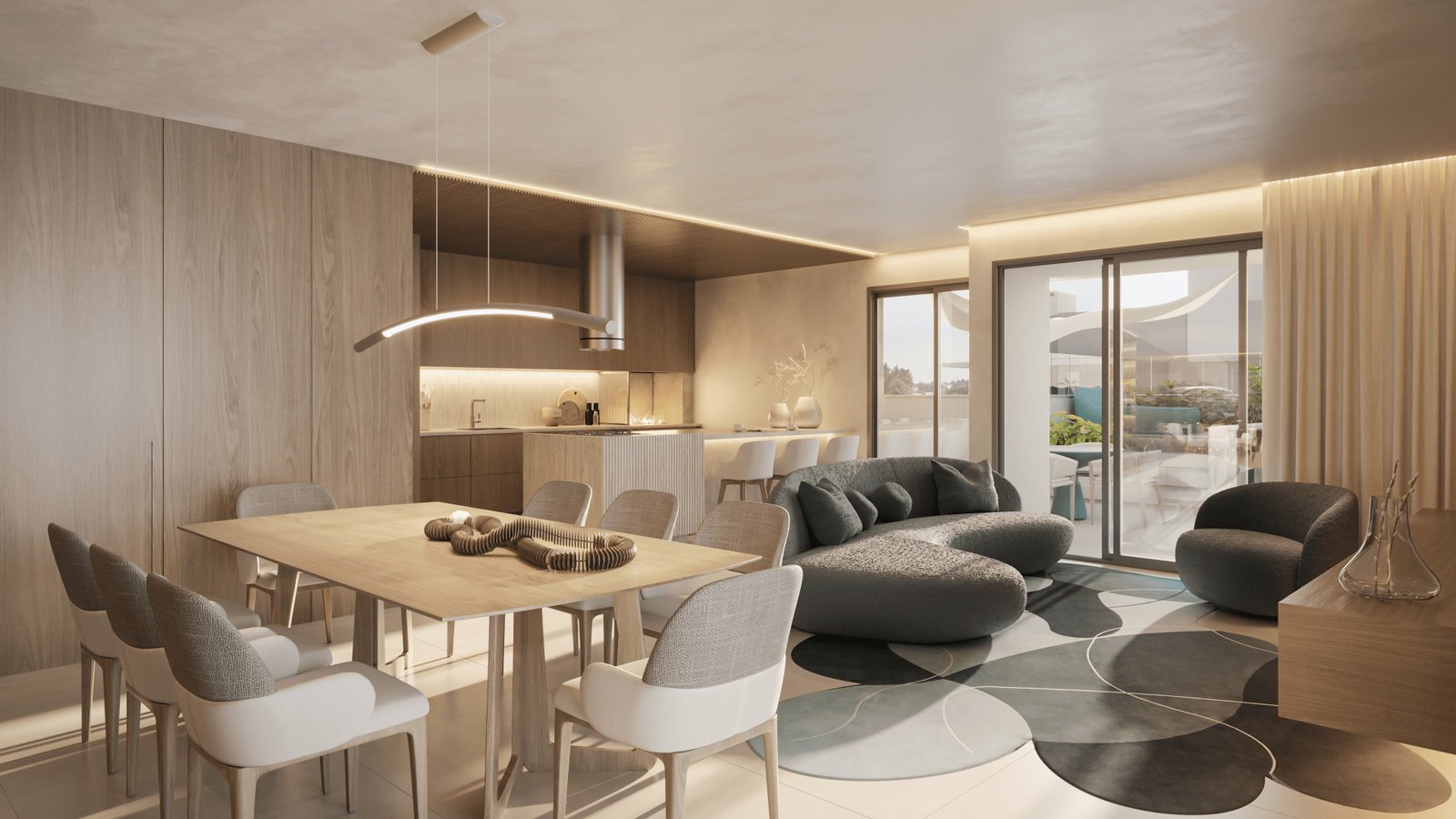 rzilli-aura-living-02 Apartamento no Aura Residencial em Curitiba (PR) | RZILLI