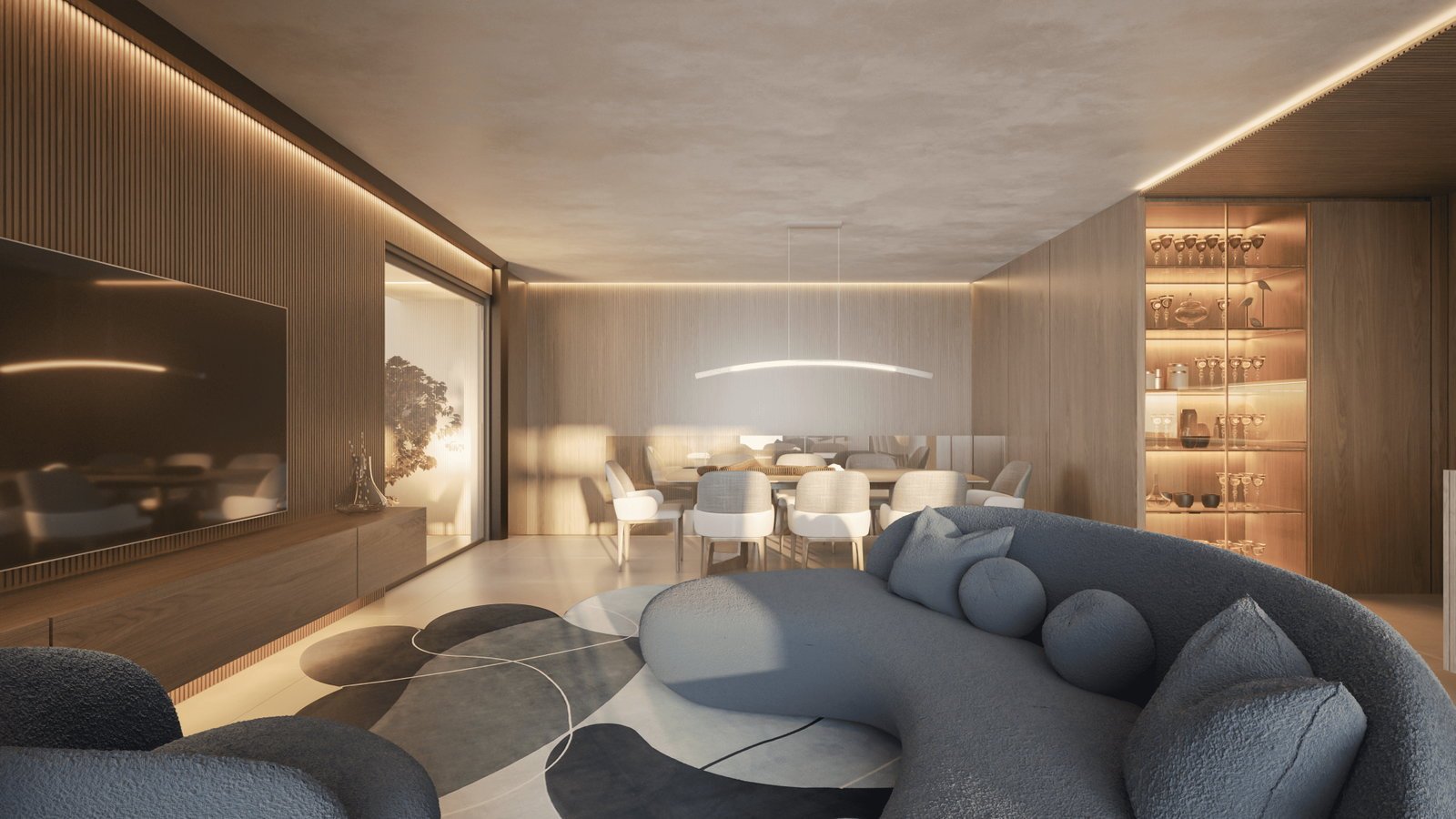 rzilli-aura-living-04 Apartamento no Aura Residencial em Curitiba (PR) | RZILLI