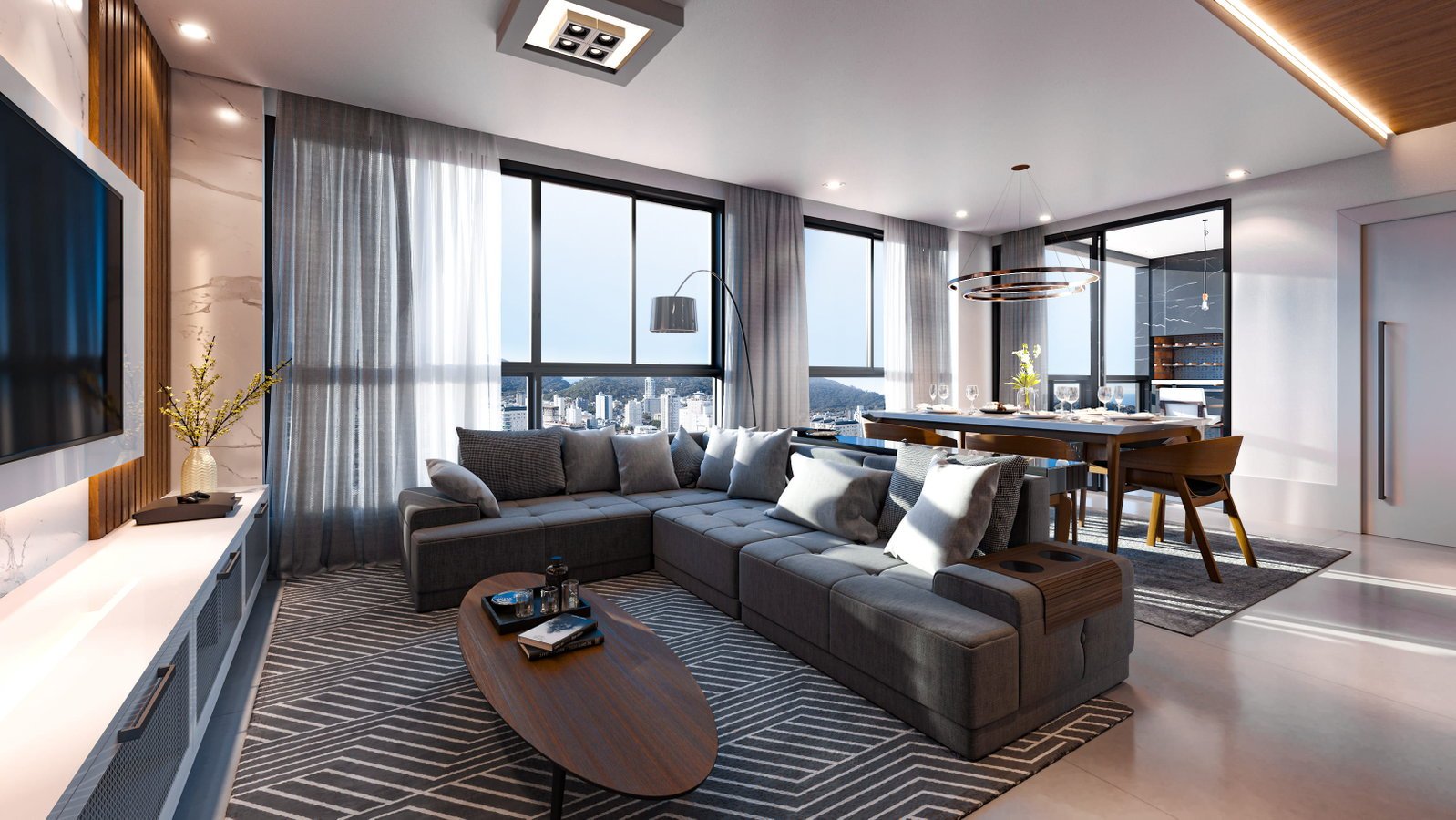 rzilli-piazza-zilli-living-02 Apartamento no Piazza Zilli Residence em Itapema (SC) | RZILLI