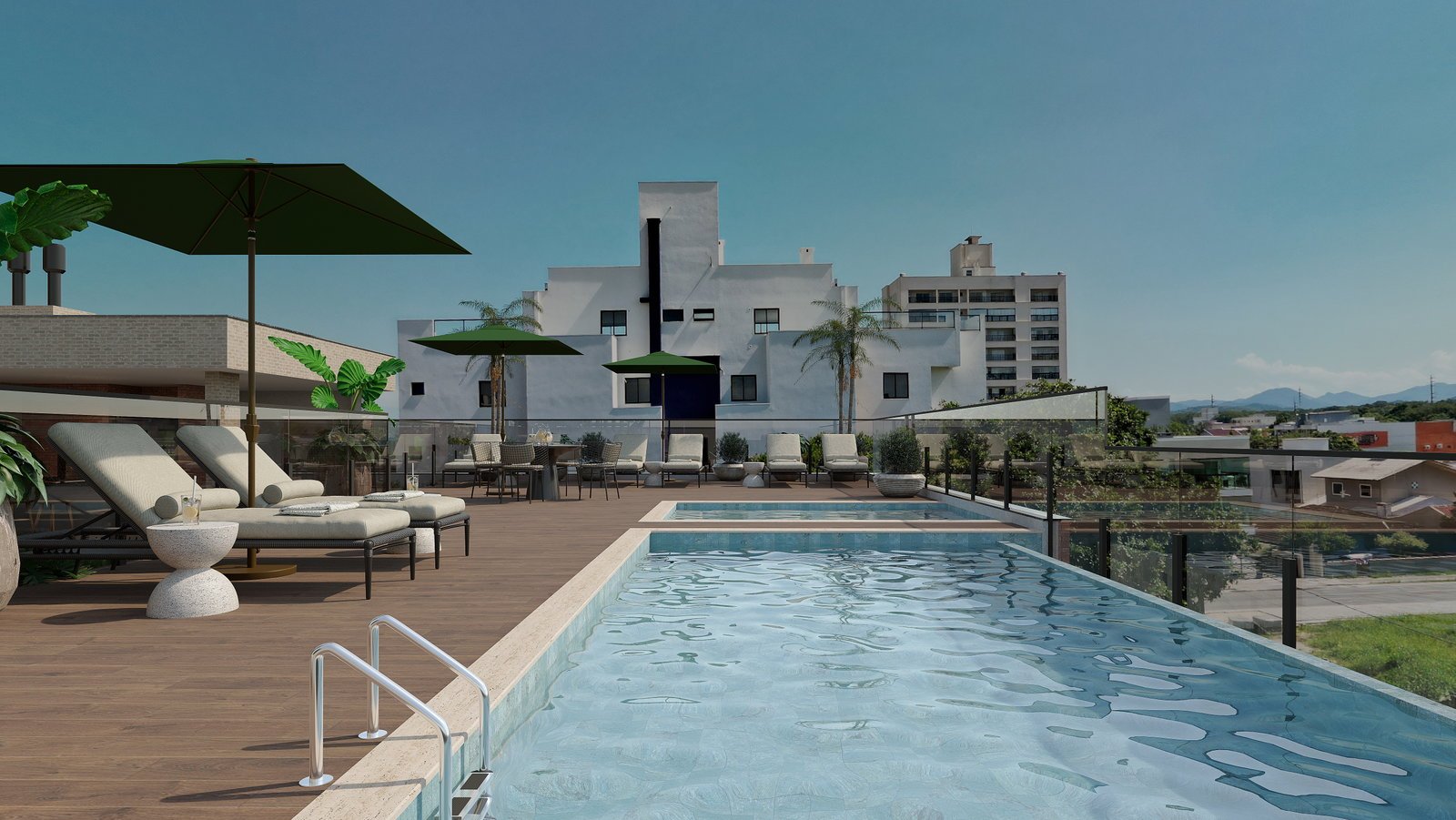 supercon-miramont-piscina-02 Apartamento no Miramont Residencial em Itapoá (SC) | SUPERCON