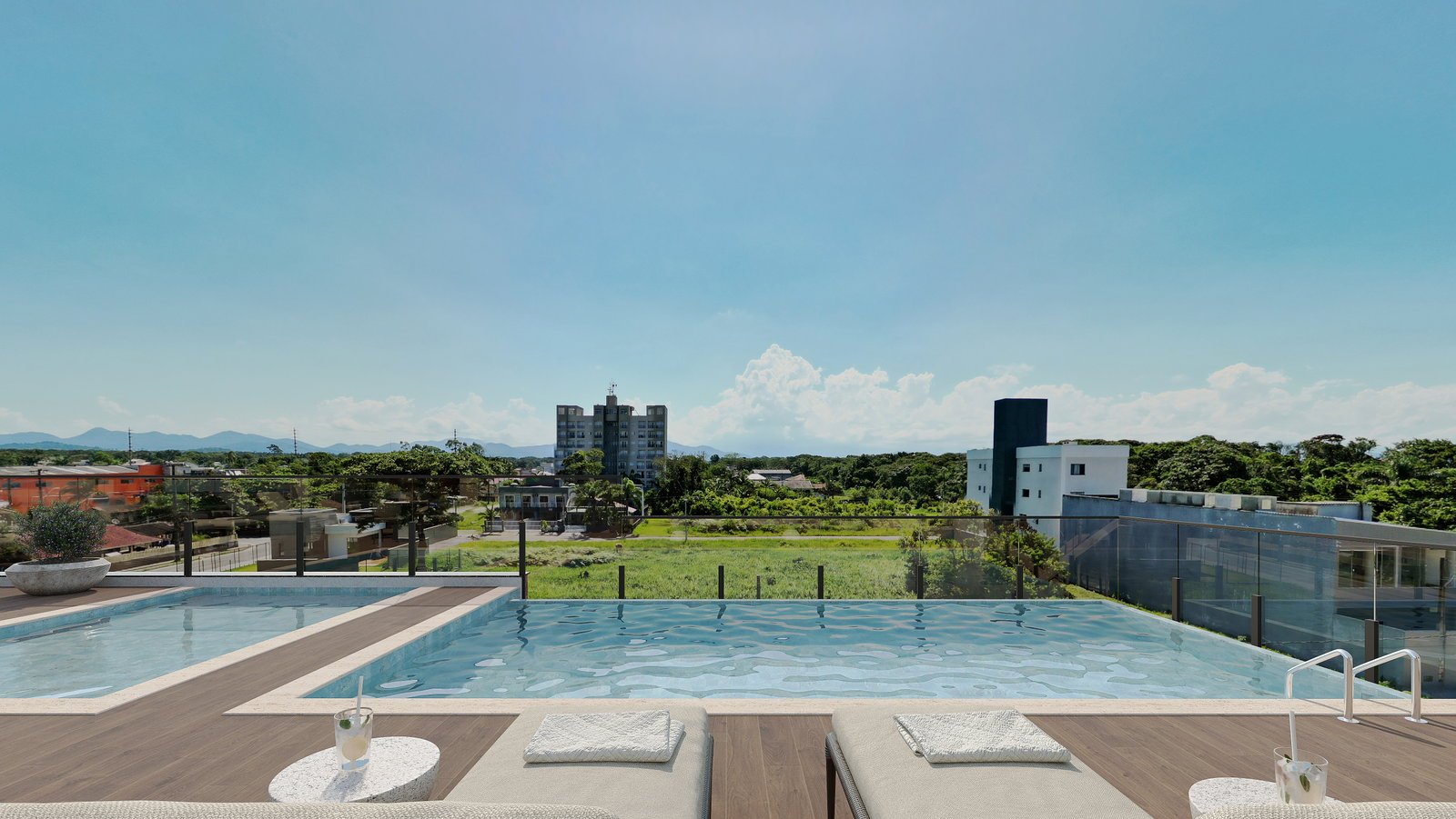 supercon-miramont-piscina-04 Apartamento no Miramont Residencial em Itapoá (SC) | SUPERCON