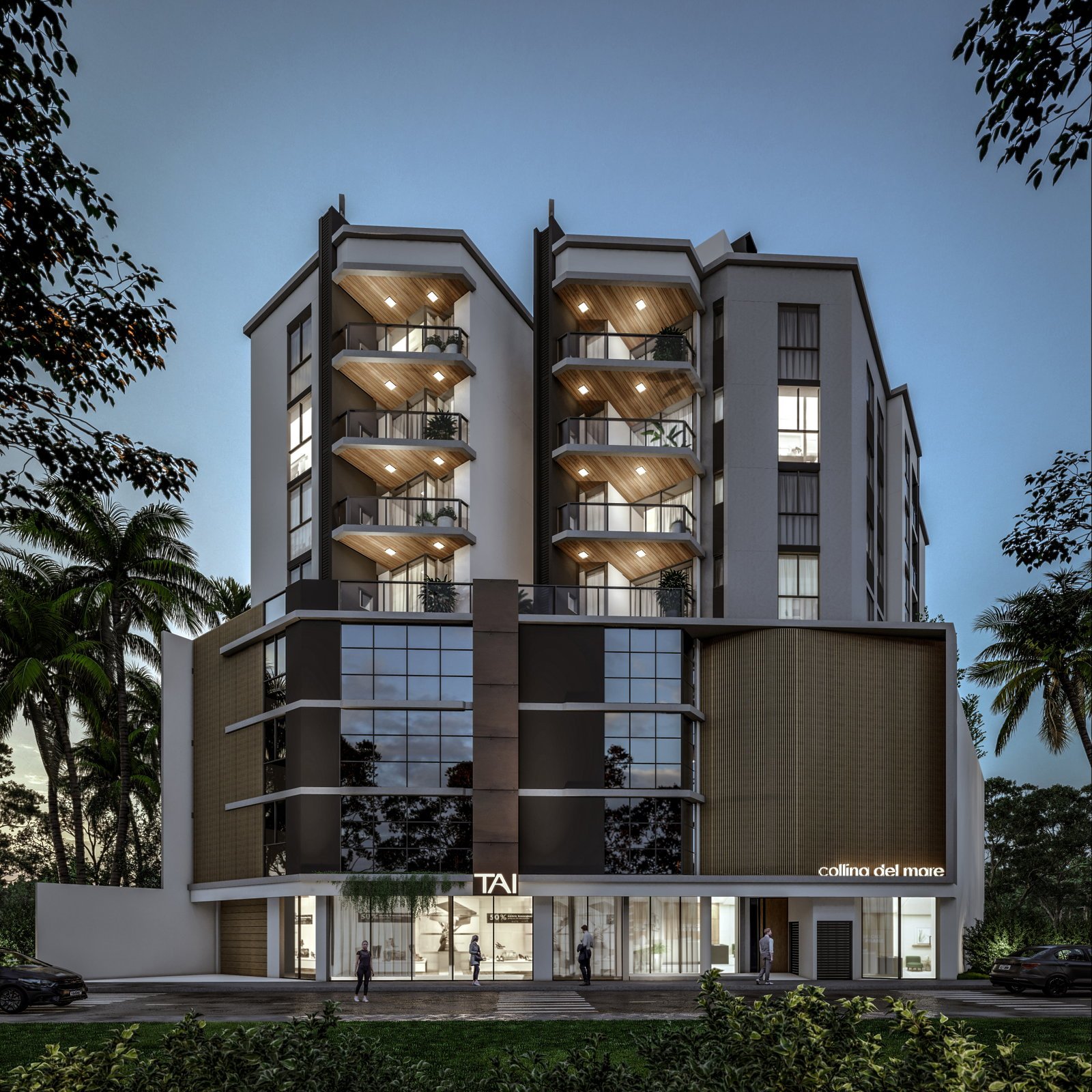 tai-colina-del-mare-fachada-03 Apartamento no Collina del Mare em Balneário Camboriú (SC) | TAI