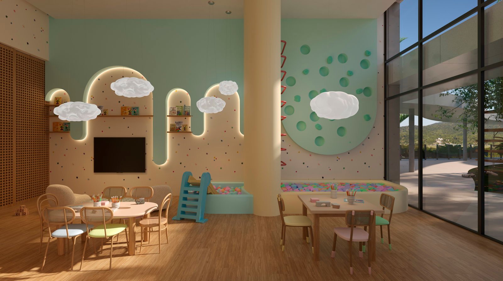 vokkan-valence-espaco-kids-01 Apartamento Valence Residence Vivapark Porto Belo (SC) – VOKKAN
