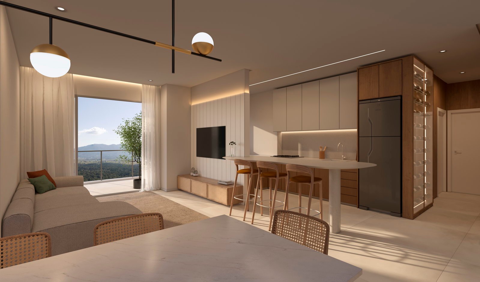 vokkan-valence-living-torre-01-03 Apartamento Valence Residence Vivapark Porto Belo (SC) – VOKKAN
