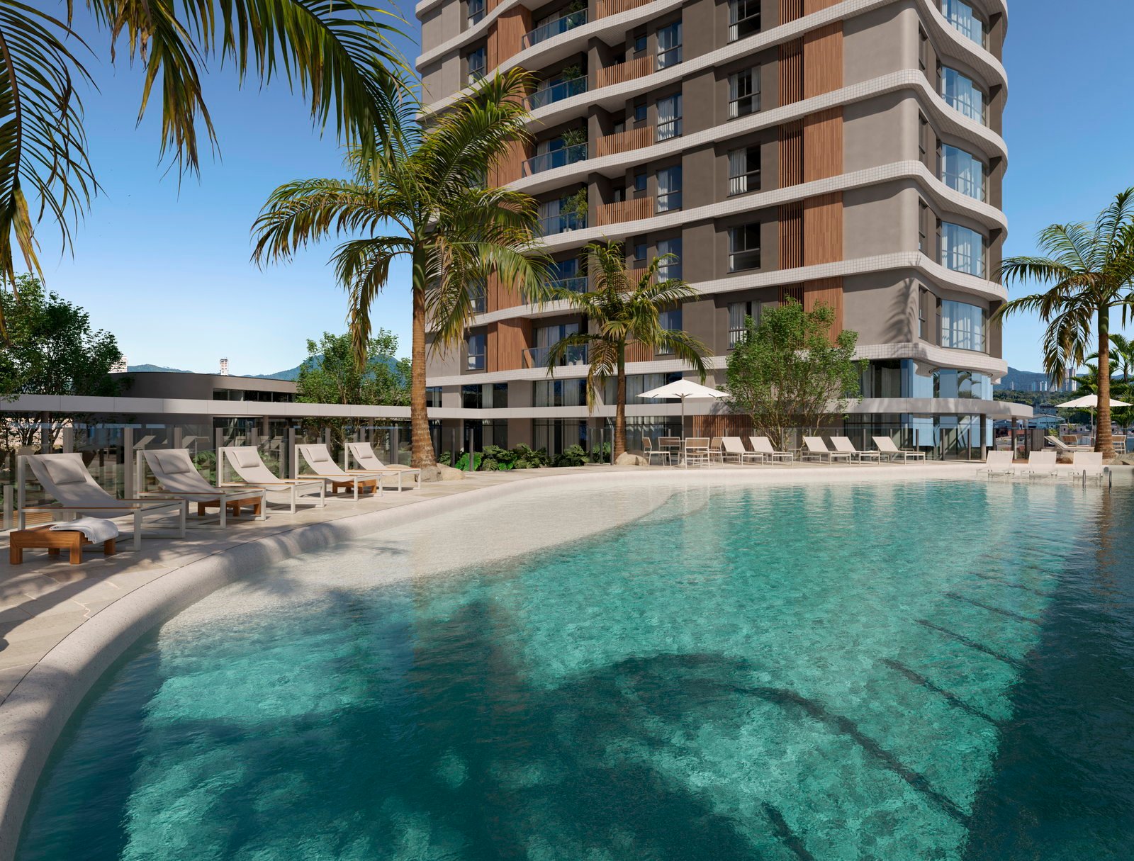 vokkan-valence-piscina-03 Apartamento Valence Residence Vivapark Porto Belo (SC) – VOKKAN