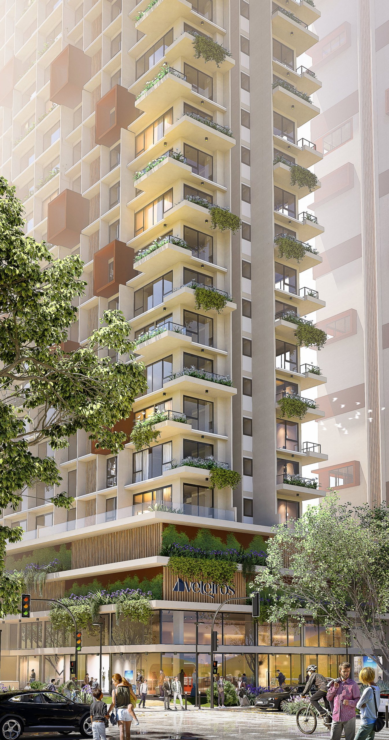 vokkan-veleiros-fachada-01 Apartamento Veleiros Residence Vivapark Porto Belo (SC) – VOKKAN