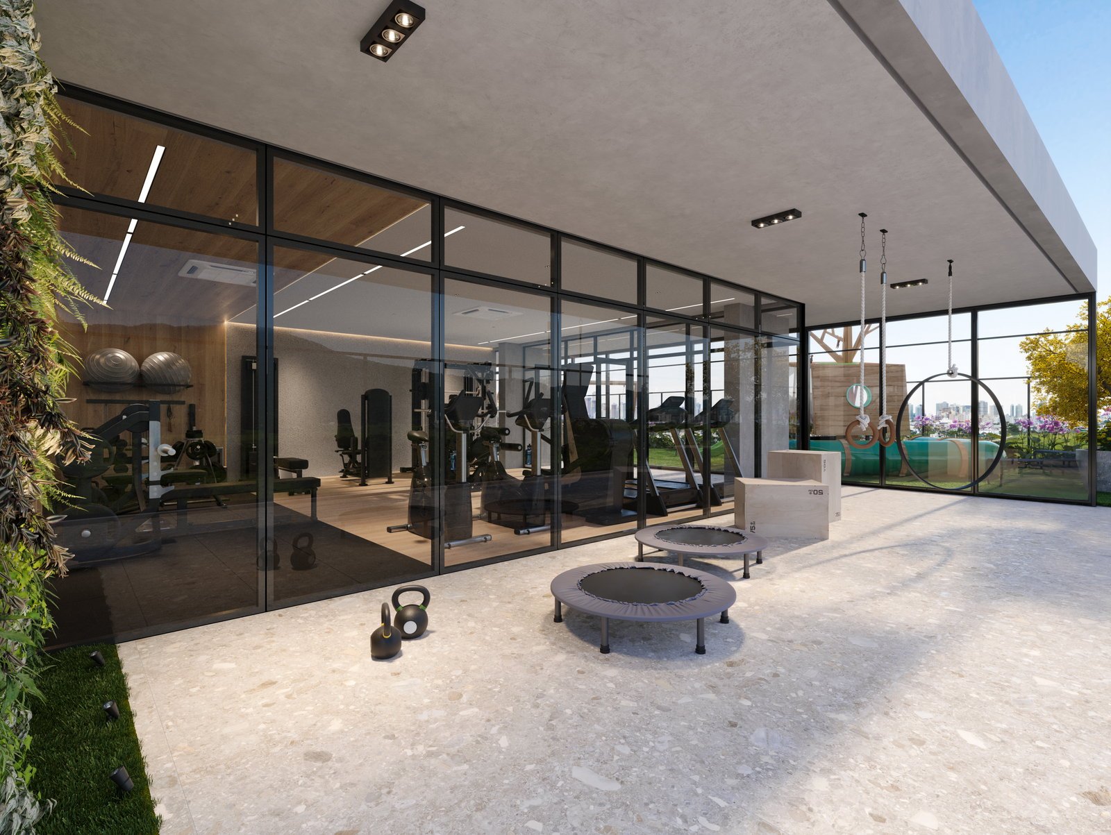 vokkan-ventura-fitness-02 Apartamento Ventura Residence Vivapark Porto Belo (SC) – VOKKAN
