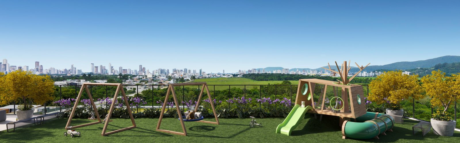 vokkan-ventura-playground-01 Apartamento Ventura Residence Vivapark Porto Belo (SC) – VOKKAN