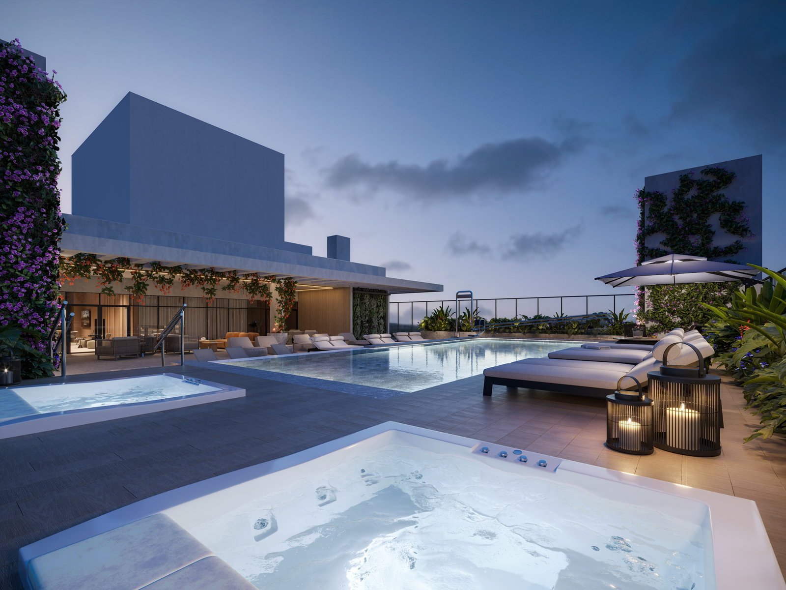 vokkan-ventura-rooftop-02 Apartamento Ventura Residence Vivapark Porto Belo (SC) – VOKKAN