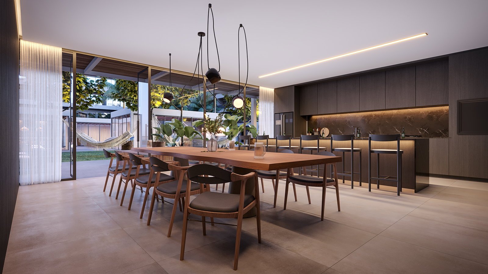 vokkan-vertice-gourmet-01 Apartamento Vértice Residence Vivapark Porto Belo (SC) – VOKKAN