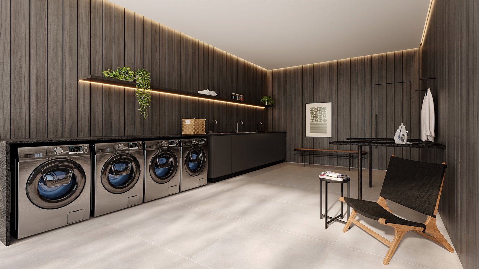 vokkan-vertice-lavanderia-01 Apartamento Vértice Residence Vivapark Porto Belo (SC) – VOKKAN