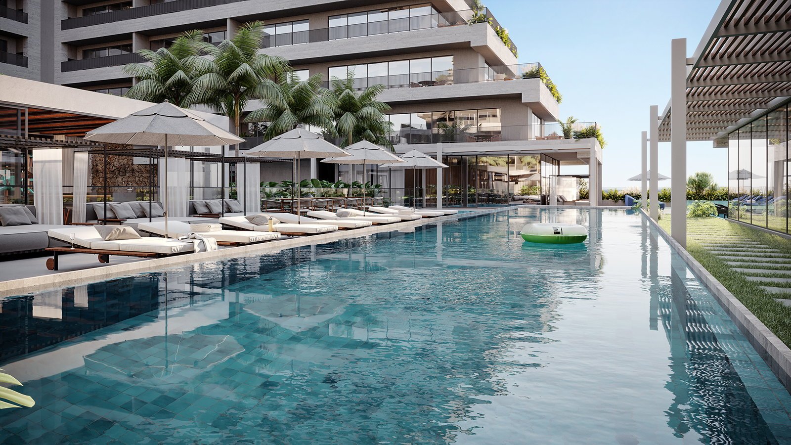 vokkan-vertice-piscina-externa-01 Apartamento Vértice Residence Vivapark Porto Belo (SC) – VOKKAN