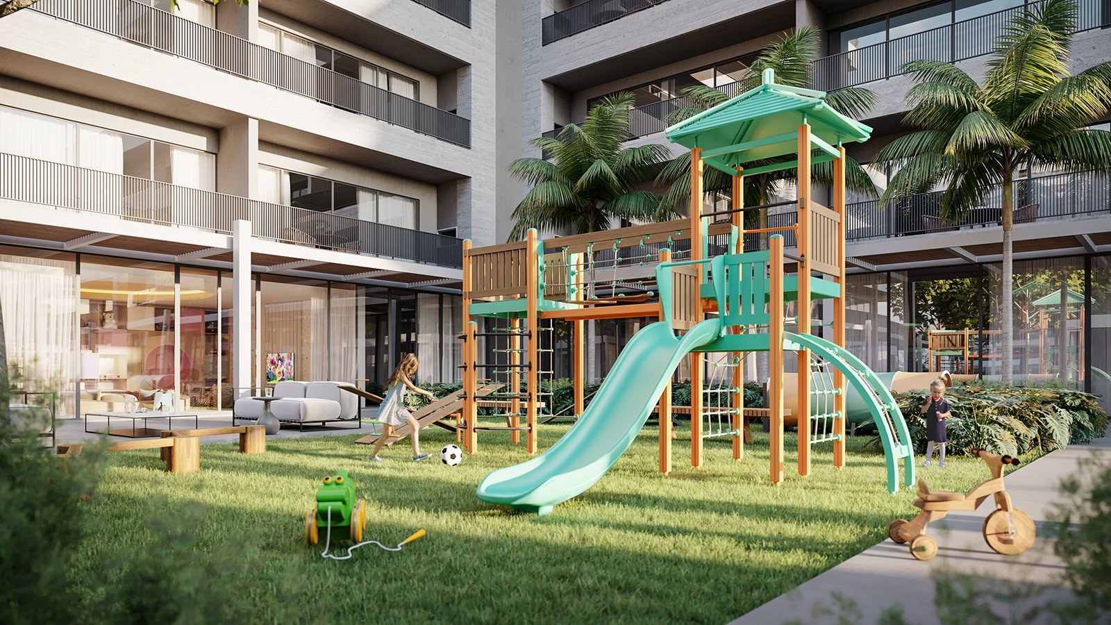 vokkan-vertice-playground-01 Apartamento Vértice Residence Vivapark Porto Belo (SC) – VOKKAN