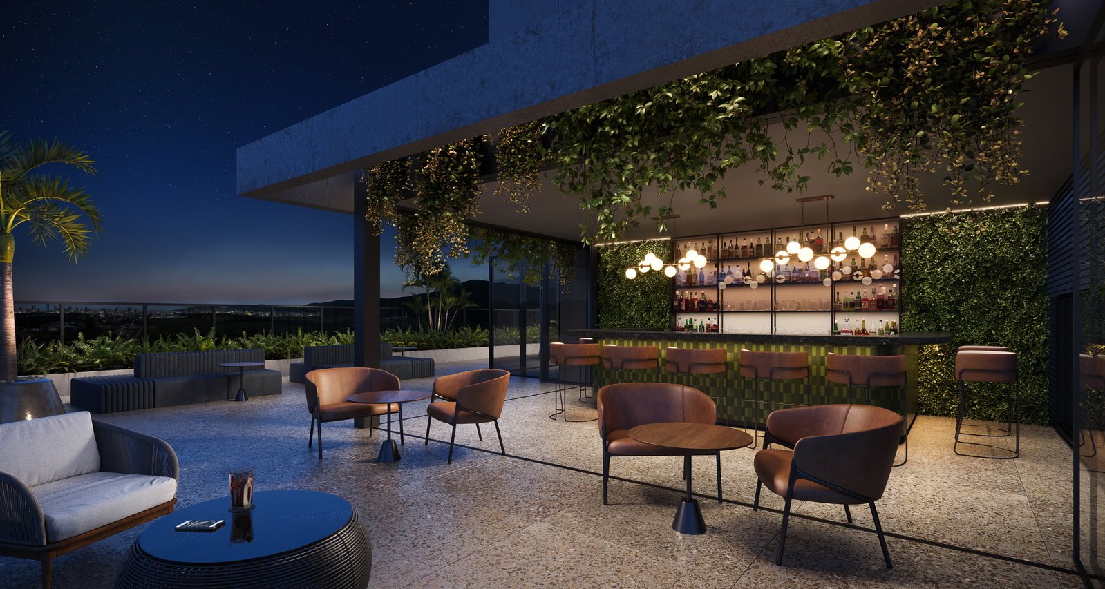 vokkan-voz-bar-piscina-01 Apartamento Voz Residence Vivapark Porto Belo (SC) – VOKKAN