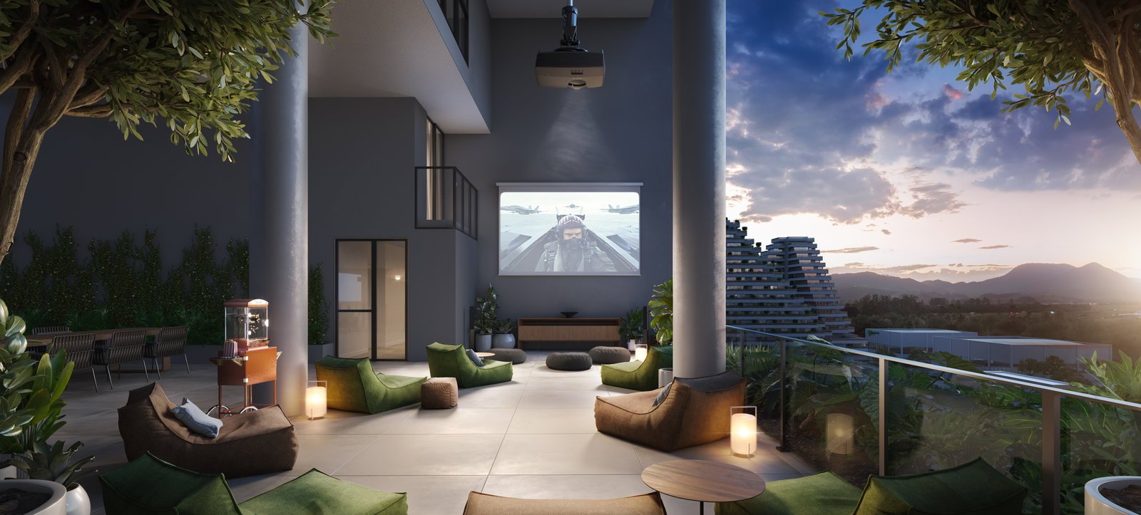 vokkan-voz-cinema-01 Apartamento Voz Residence Vivapark Porto Belo (SC) – VOKKAN