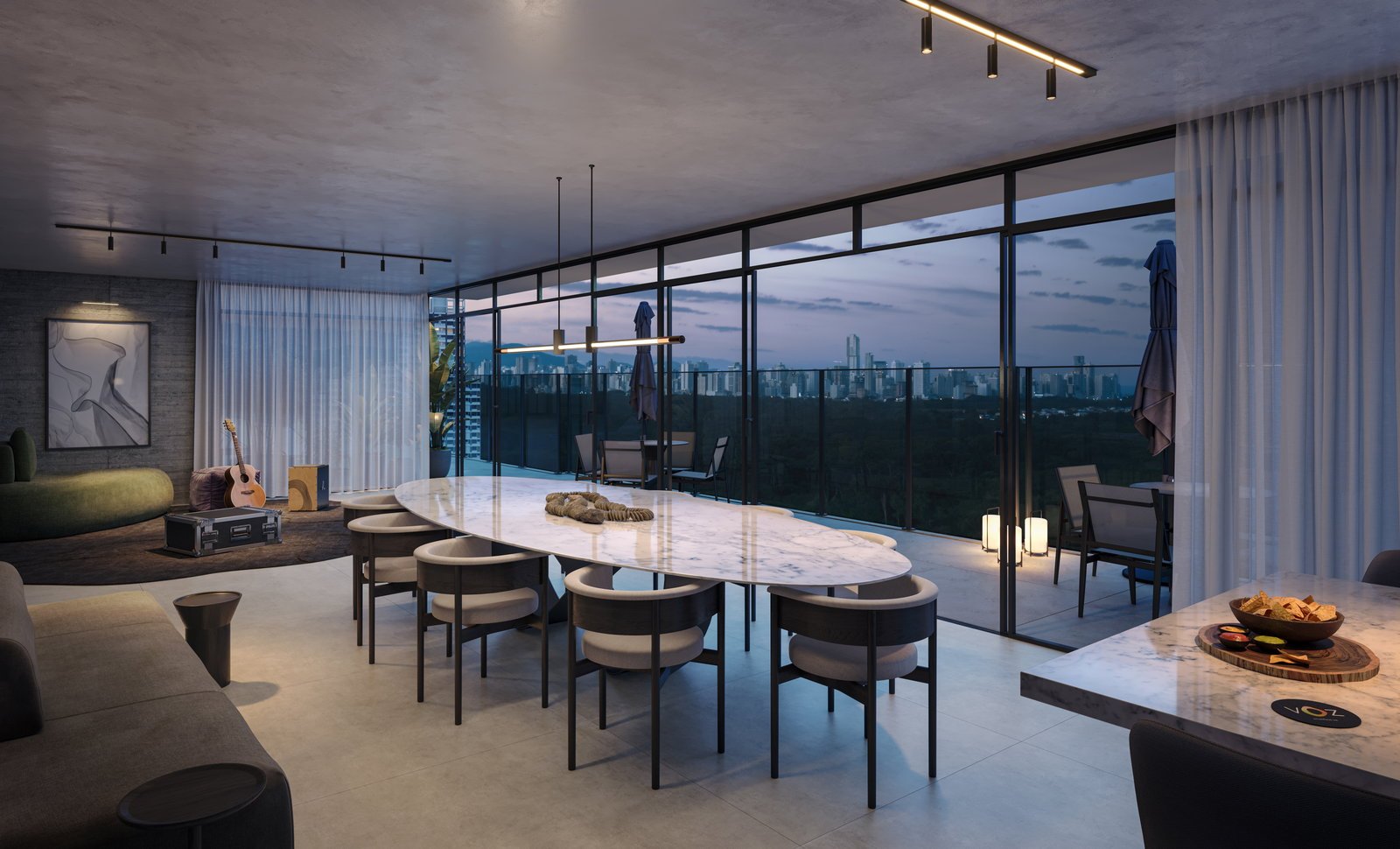 vokkan-voz-gourmet-01 Apartamento Voz Residence Vivapark Porto Belo (SC) – VOKKAN