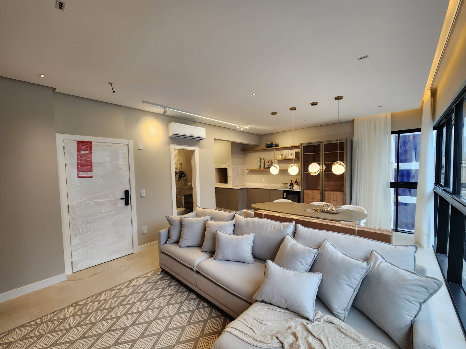 zonois-bonne-vie-living-02 Apartamento no Bonne Vie Residence em Balneário Camboriú (SC) | ZANOIS