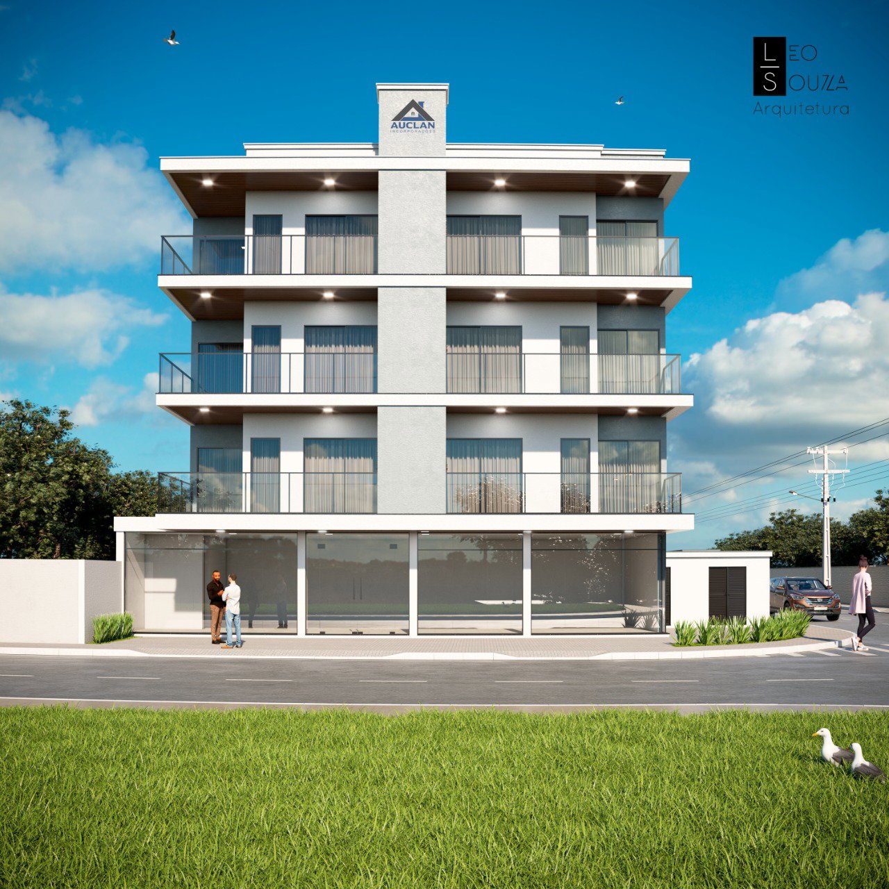 aplat-auclan-primissis-fachada-02 Apartamento no Primissis Residencial em Barra Velha (SC) | AUCLAN
