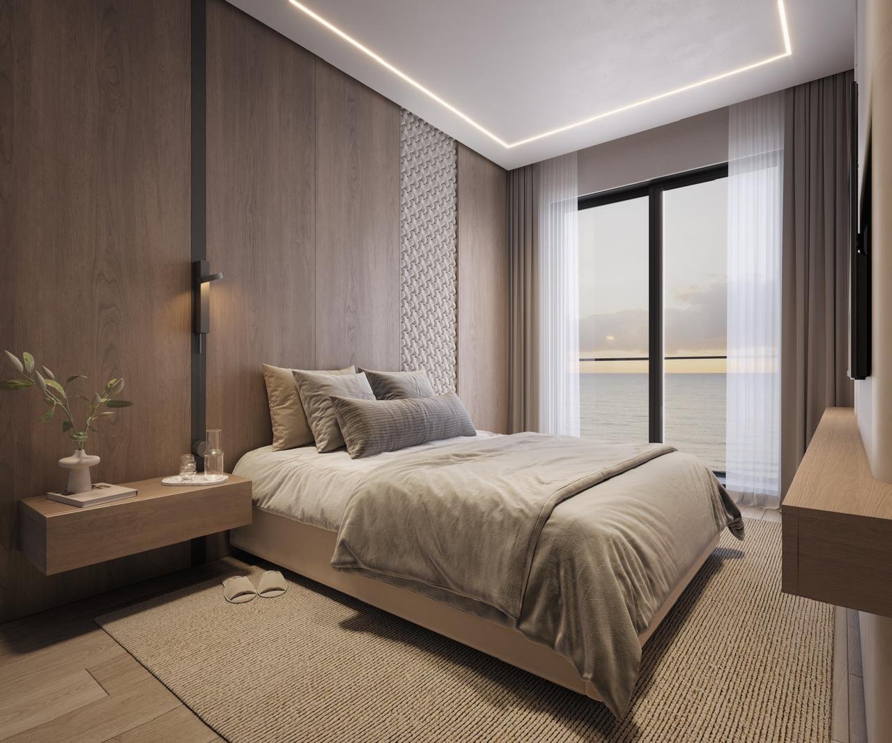 aplat-betton-la-vie-quarto-01 Apartamento no La Vie Residence em Balneário Piçarras (SC) | BETTON