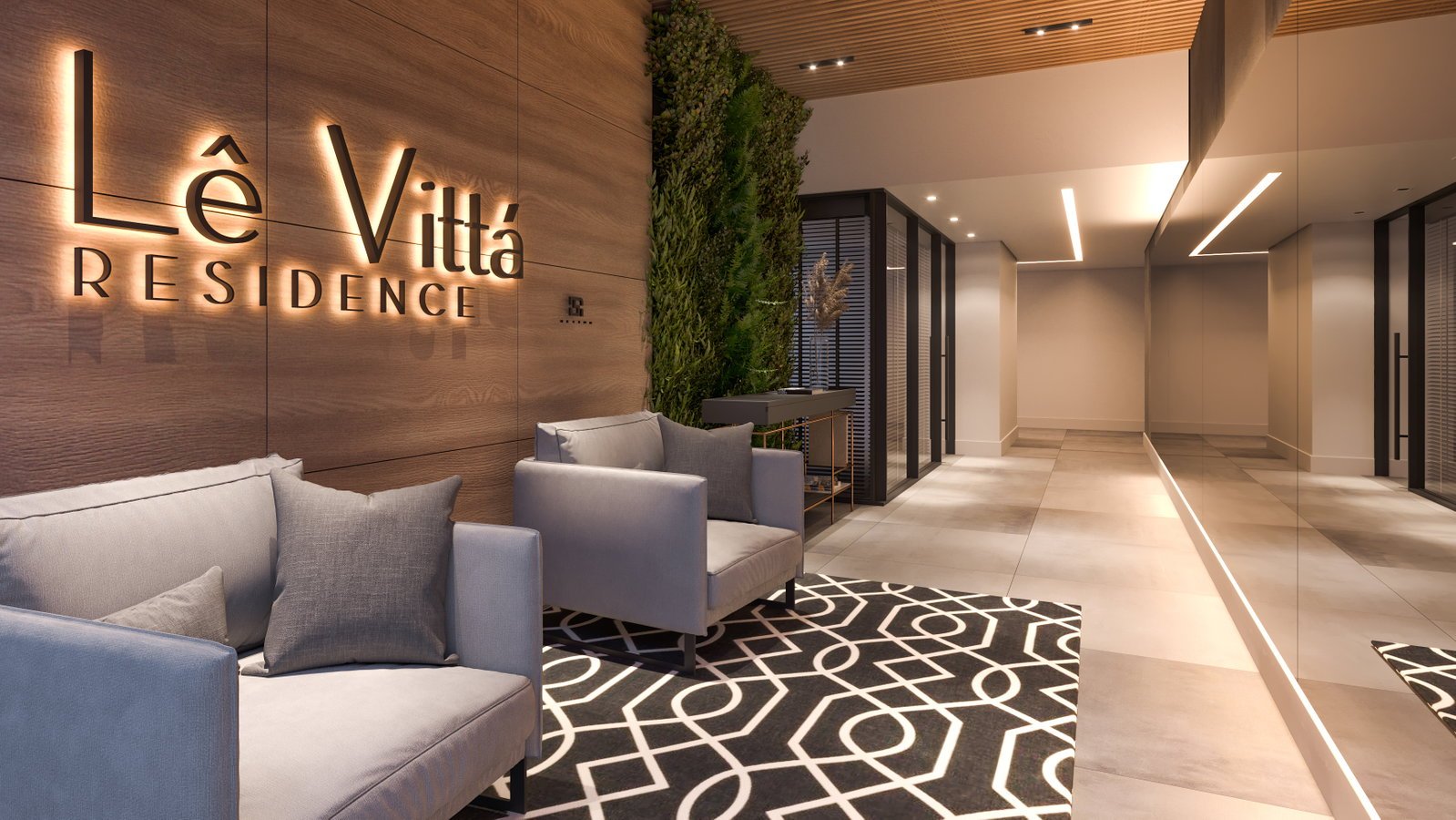 aplat-betton-le-vitta-hall-01 Apartamento no Lê Vittá Residence em Balneário Piçarras (SC) | BETTON